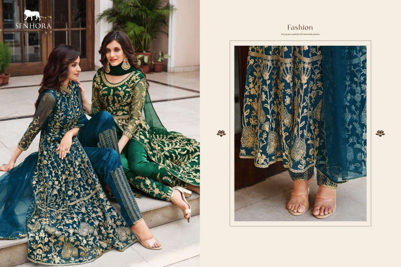 Senhora Sharmin Designer Party Wear Anarkali Suit Collection view 4