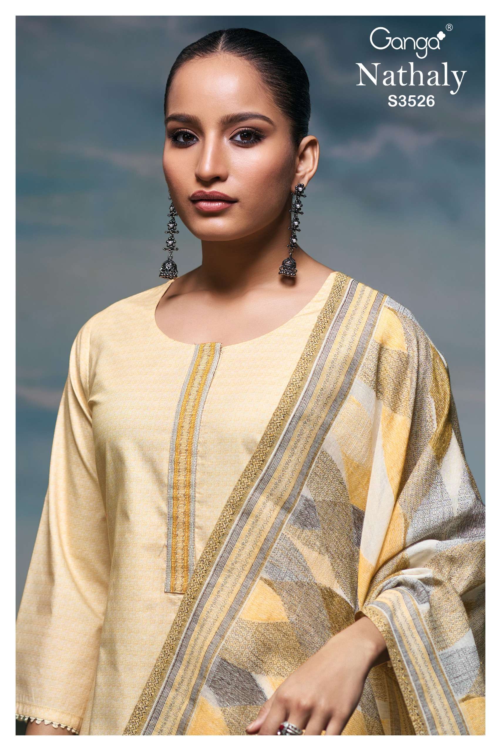 Ganga Fashion Nathaly 3526 Exclusive Premium Designs Cotton Suit Collection view 3