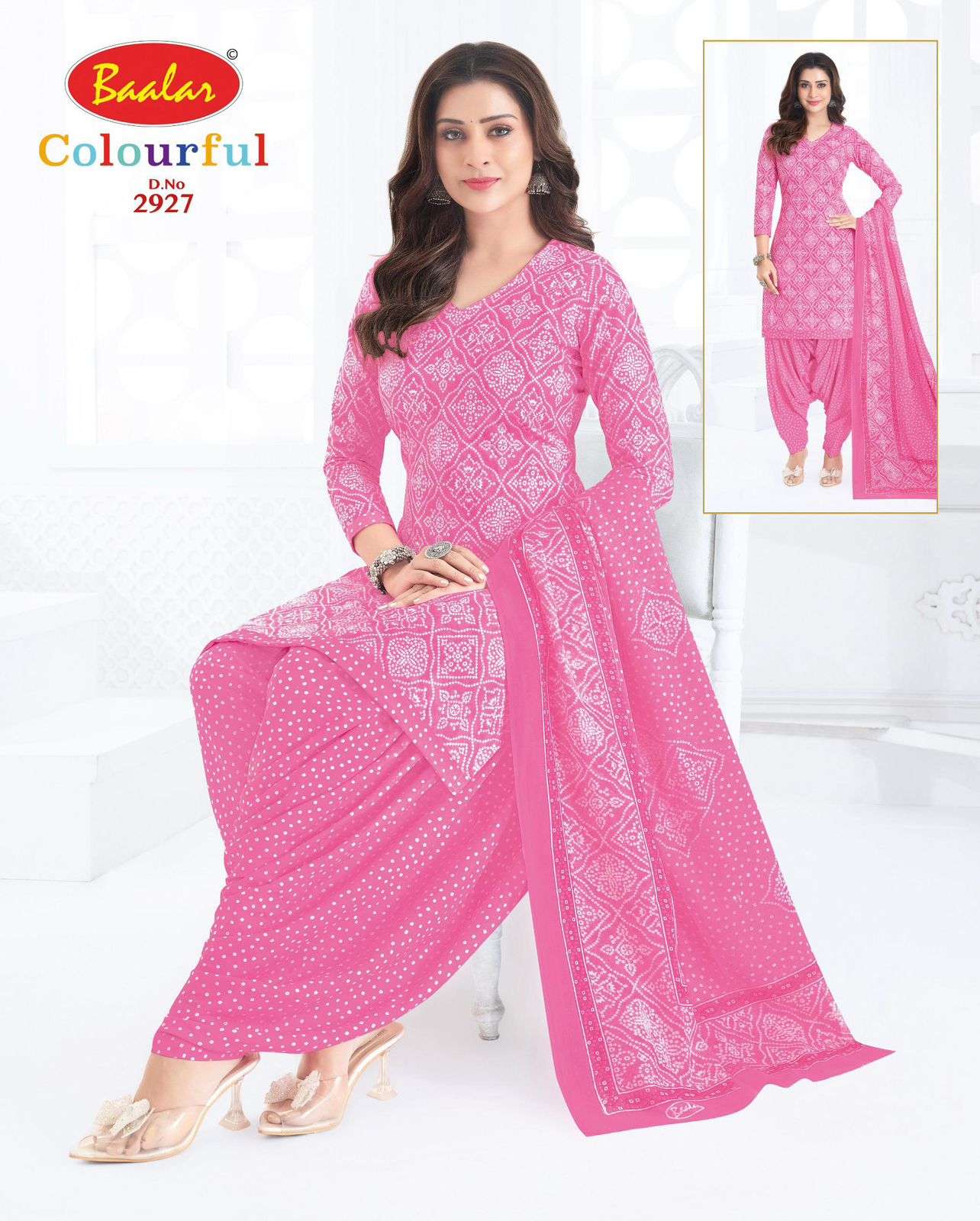 Baalar Colourful Vol 29 Unstitch Pure Cotton Suit view 50