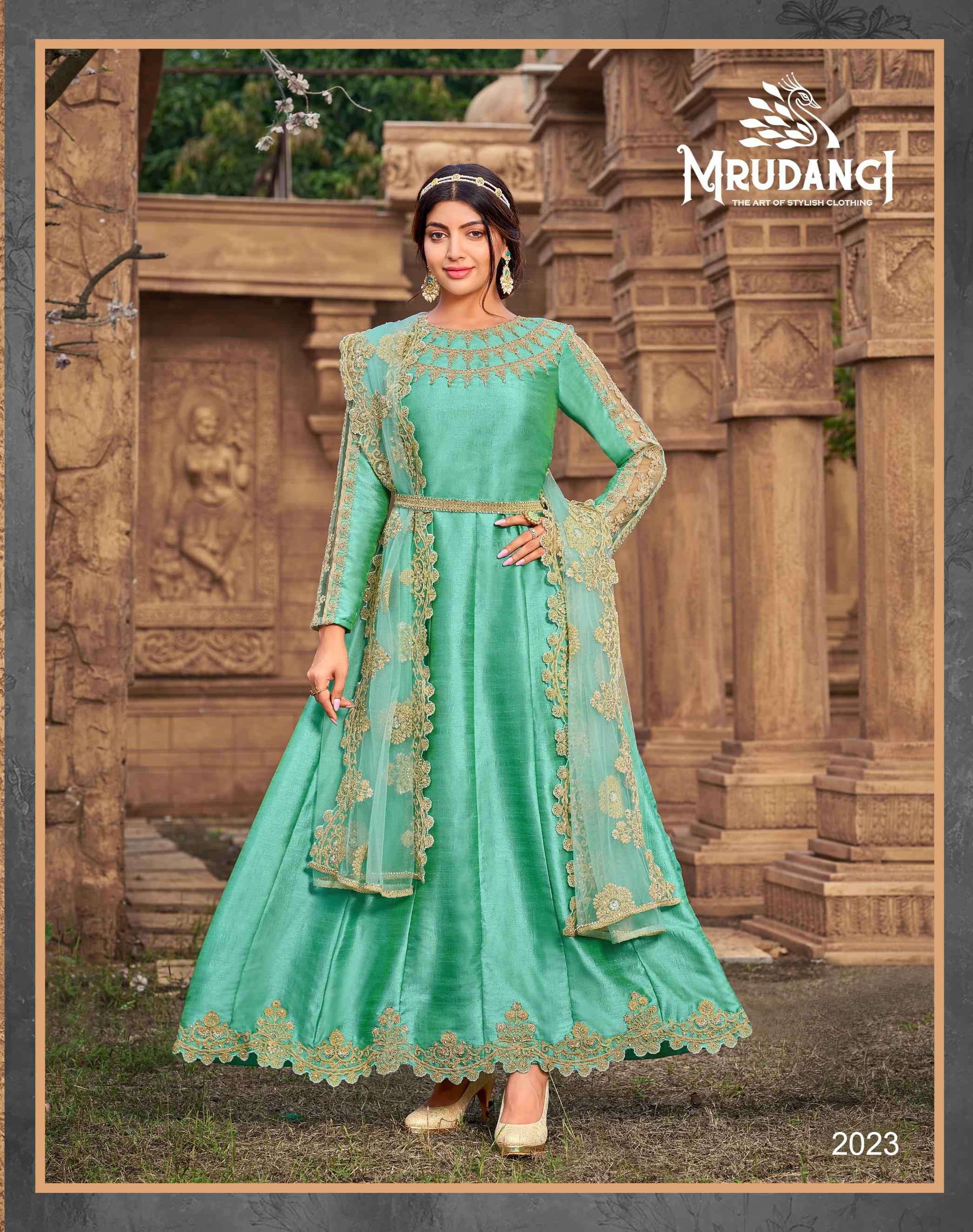 Mrudangi Sanjh Colour Edition Anarkali Suit view 2