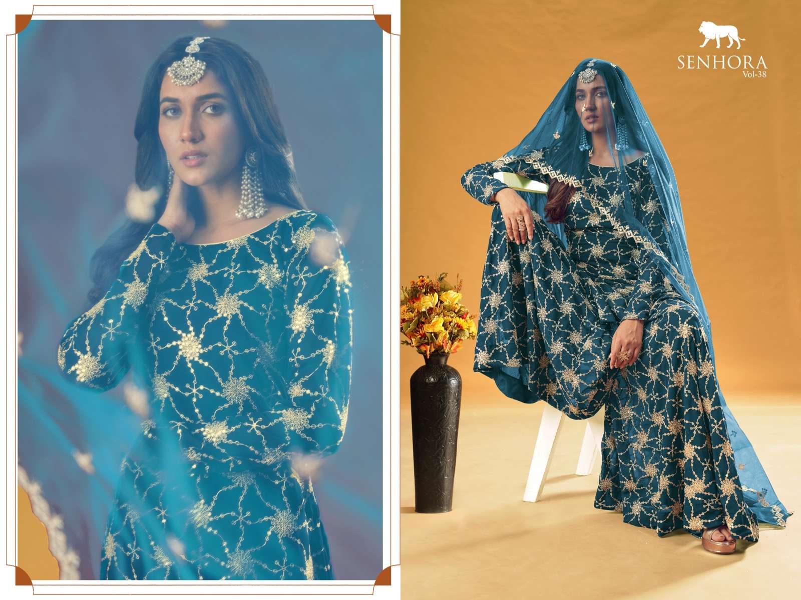 Senhora Vol 38 Colors Designer Readymade Salwar Suit Catalog Wholasaler view 4