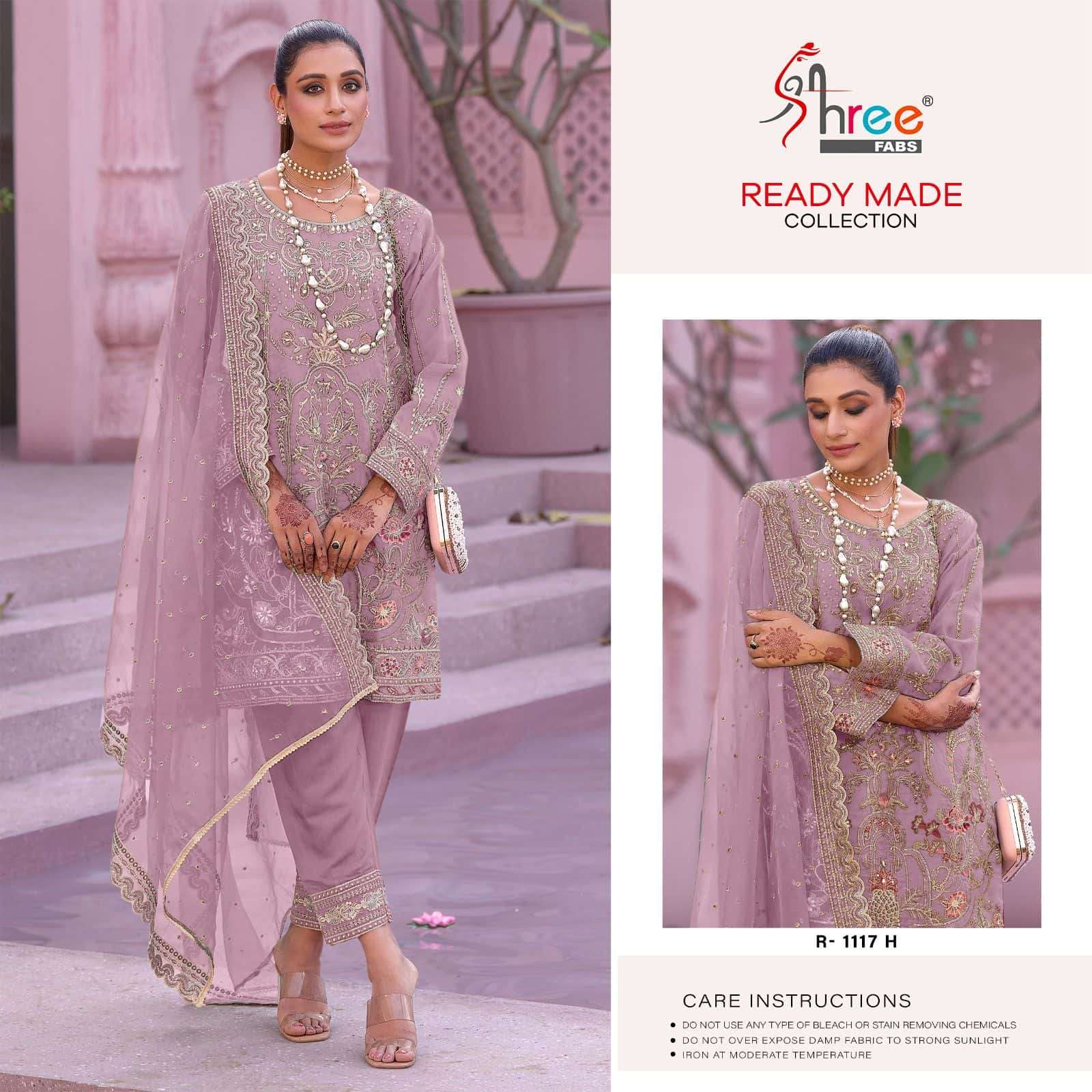 Shree Fabs R 1117 Colors Exclusive Heavy Designs Partywear Readymade Suit Exporters view 4