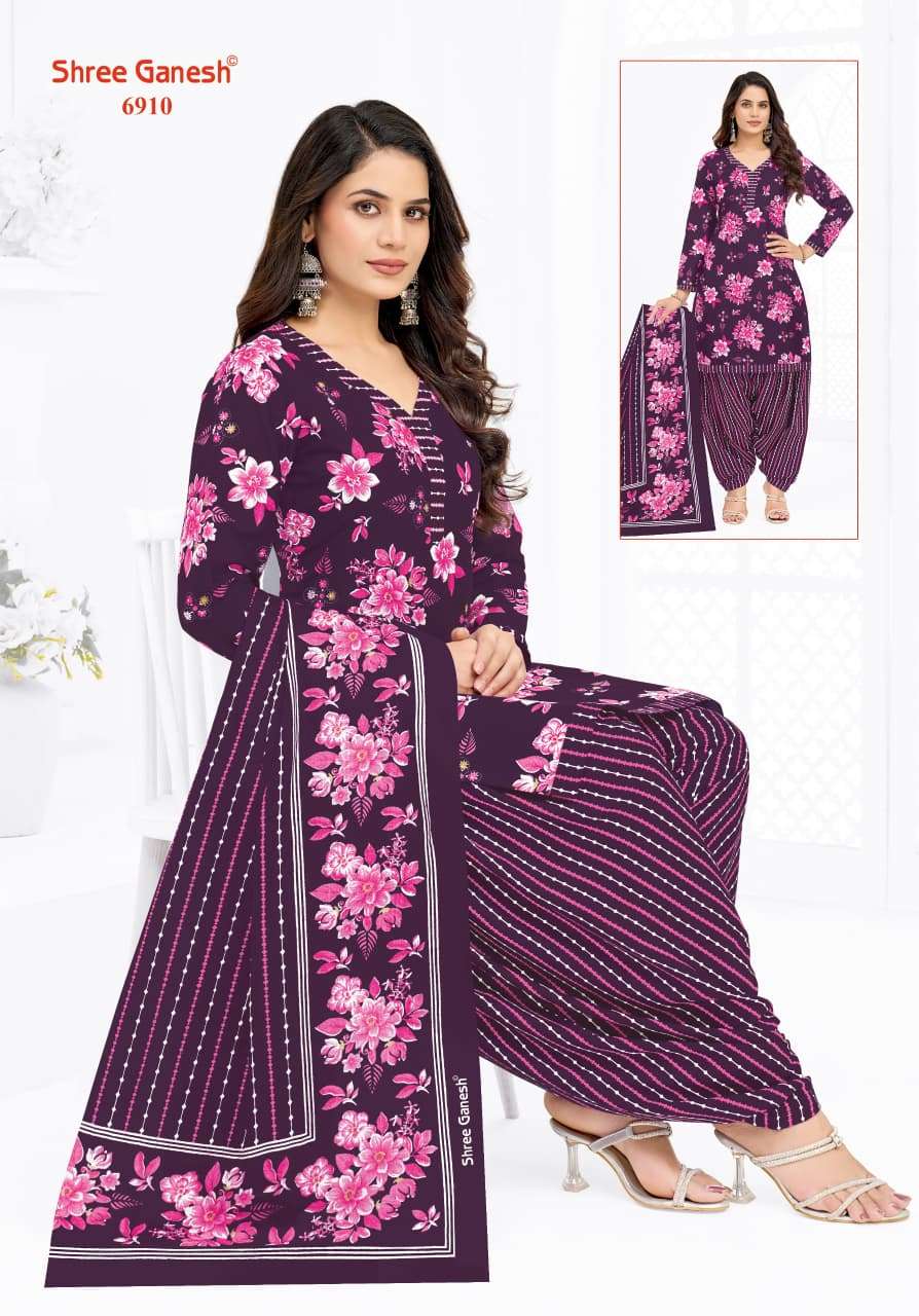 Shree Ganesh Panchi Vol 19 Pure Cotton Unstitch Suit view 21