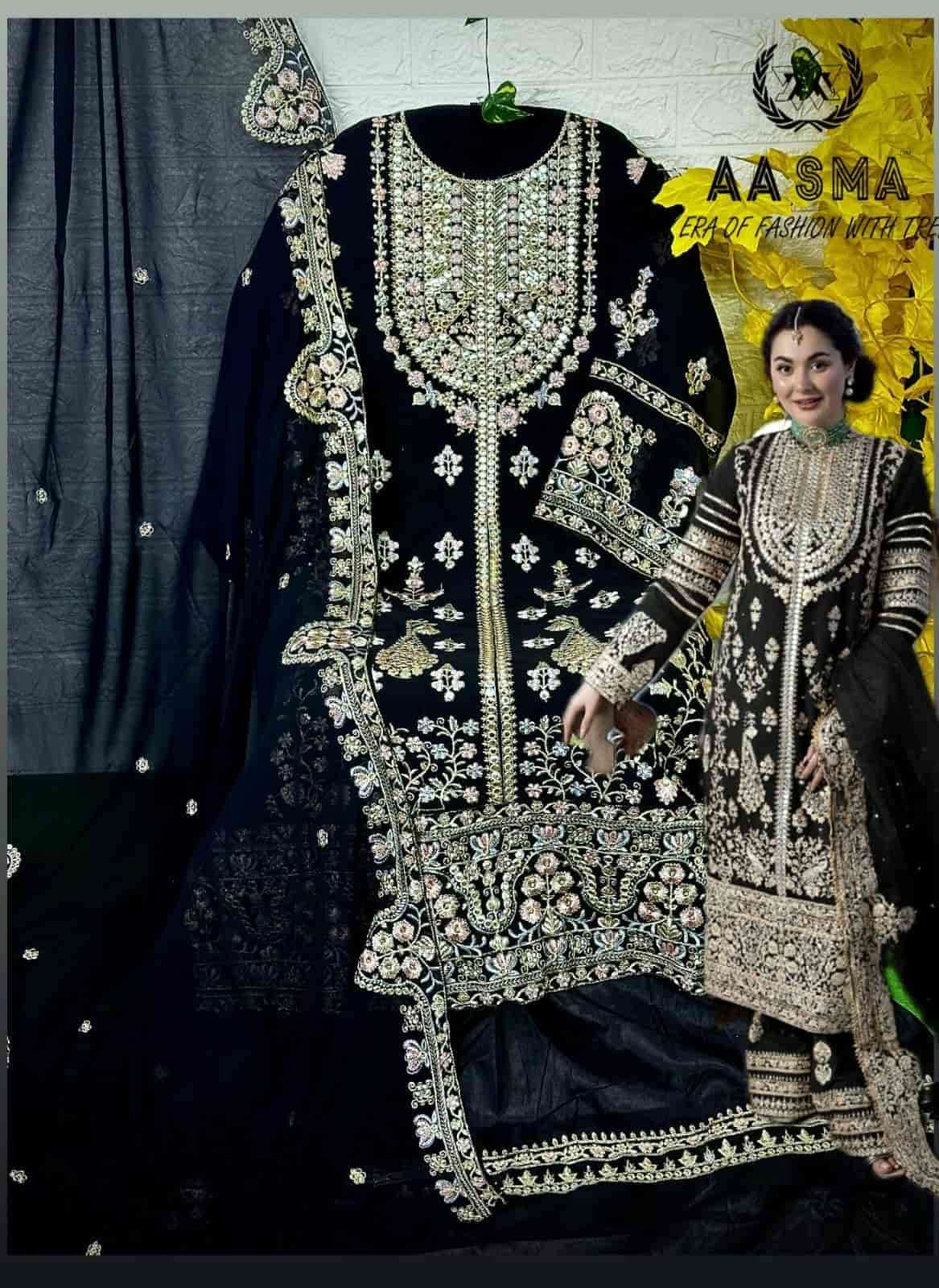Aasma 203 H Georgette Pakistani Suit view 2