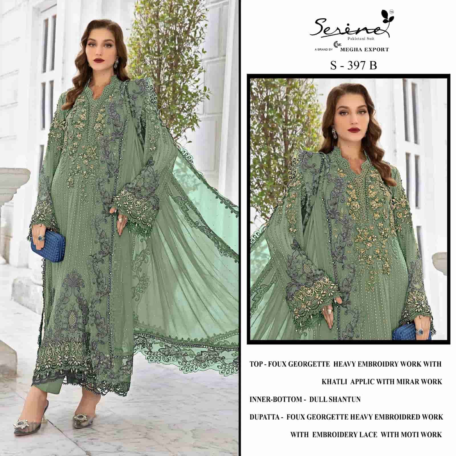 Megha Export S 397 Colors Heavy Designer Style Georgette Embroidered Suit Wholesalers view 3