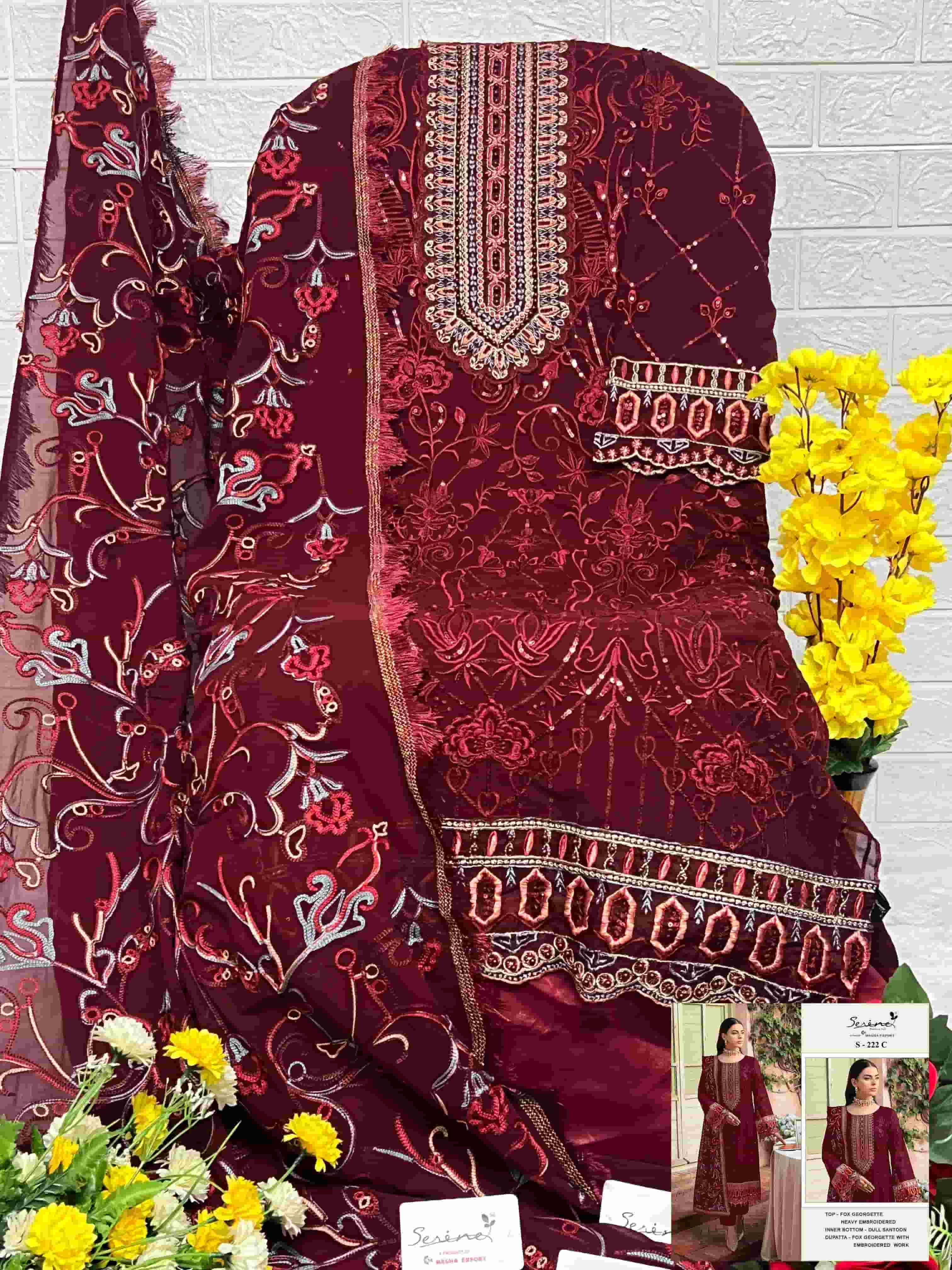 Megha Export S 222 Colors Heavy Designer Style Pakistani Suit Wholesalers view 9