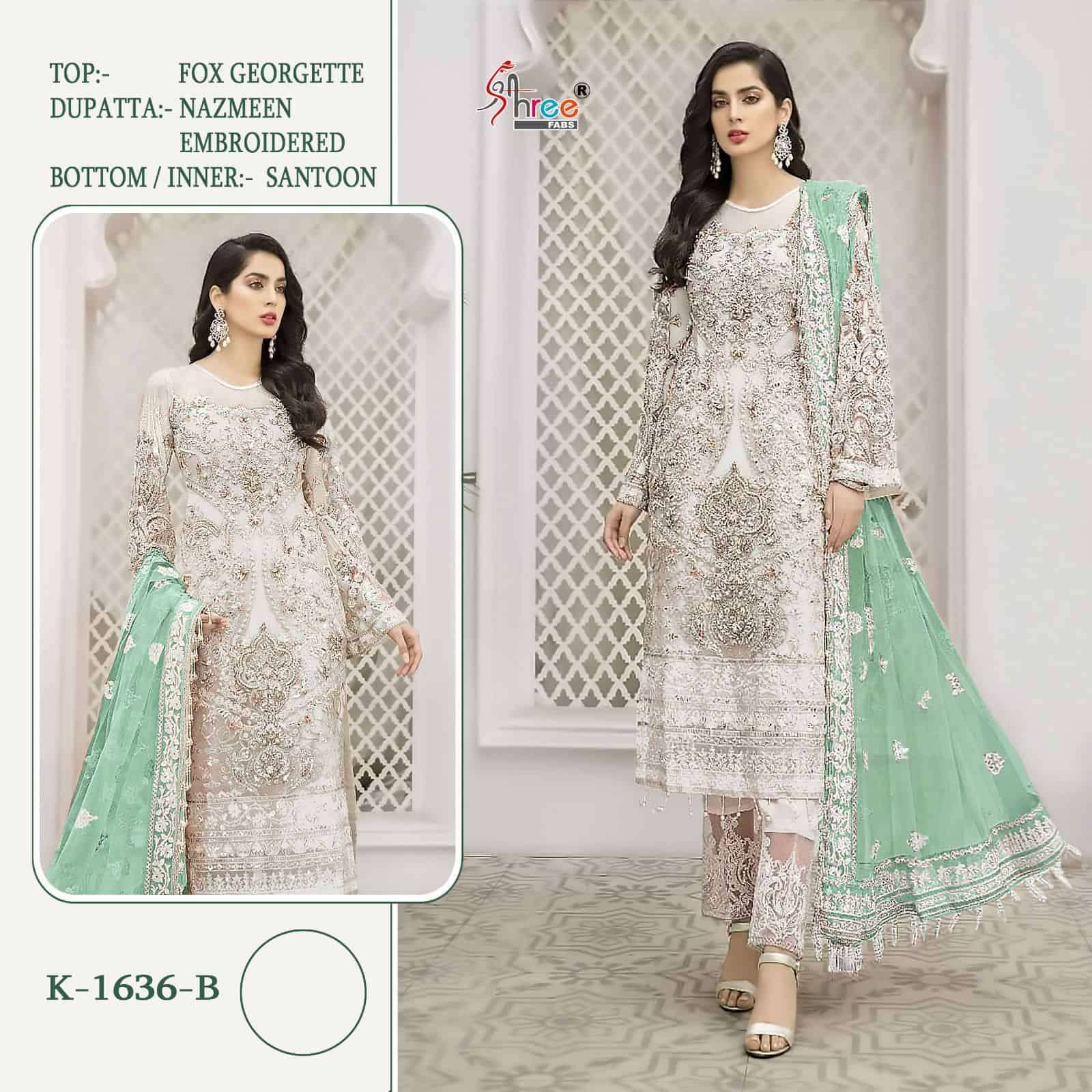 Shree Fabs K 1636 Colors Festive Wear Style Designer Pakistani Salwar Suit Wholesalers view 3