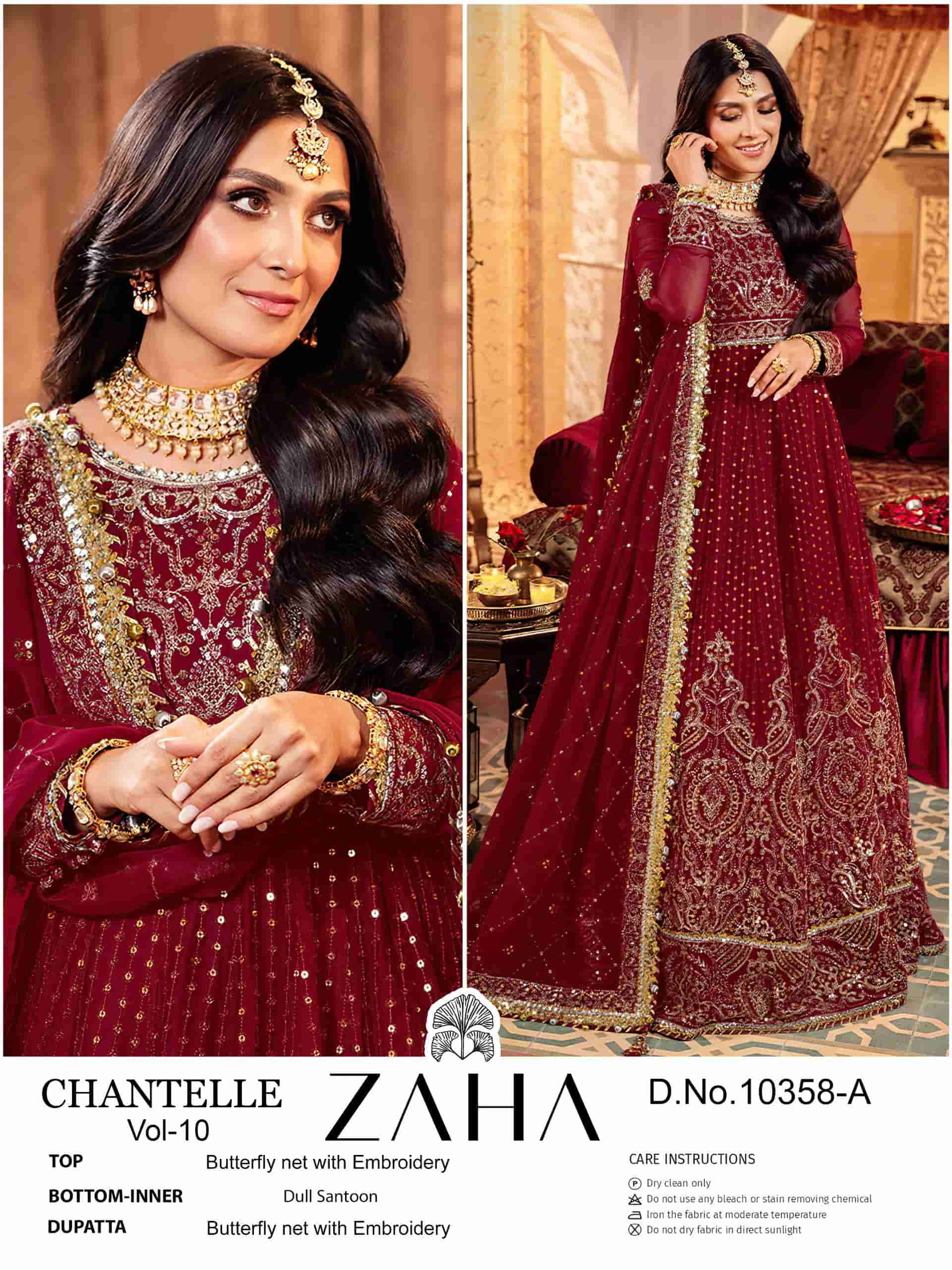 Zaha 10358 A Festive Wear Style Latest Designer Salwar Suit Exporter view 3