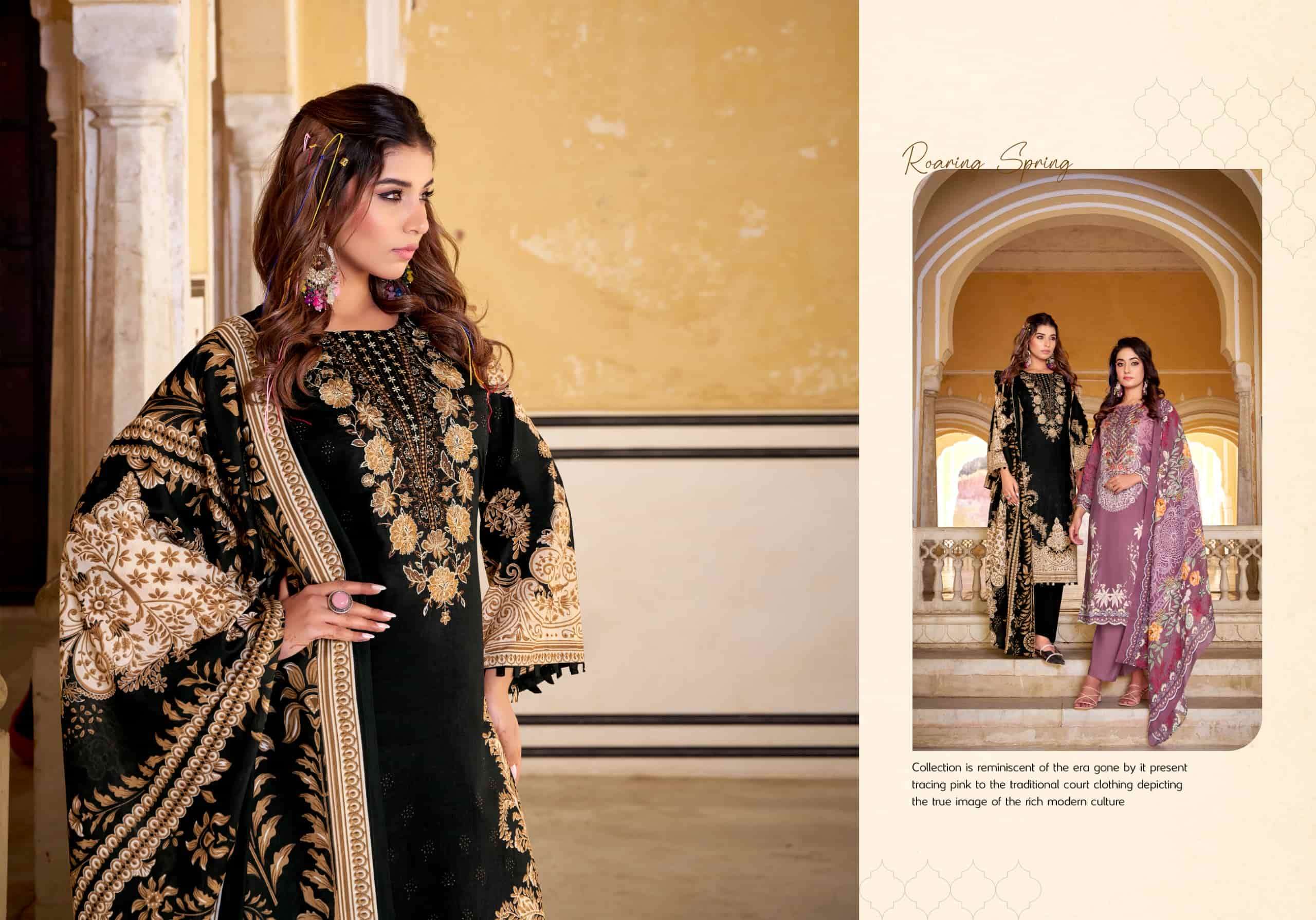 Romani Aarzu Vol 32 Fancy Cotton Dress Material Catalog view 11