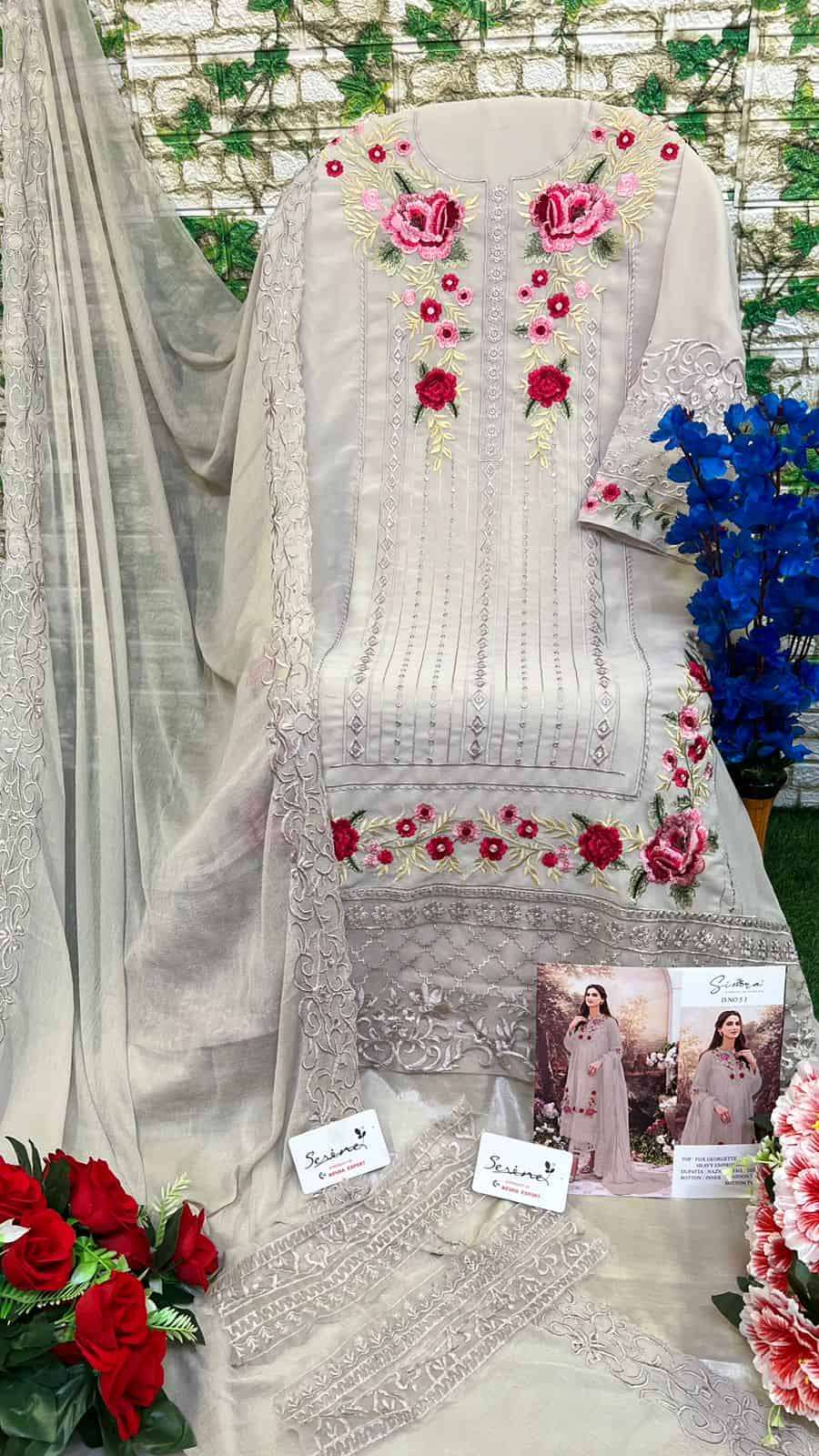 Simra 5 Colors Pakistani Fancy Style New Designer Salwar Suit Wholesalers view 8