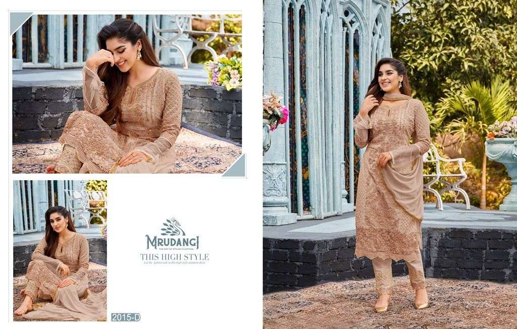 Mrudangi Kashish 2015 Colors Exclusive party Wear Straight Suit Collection view 5