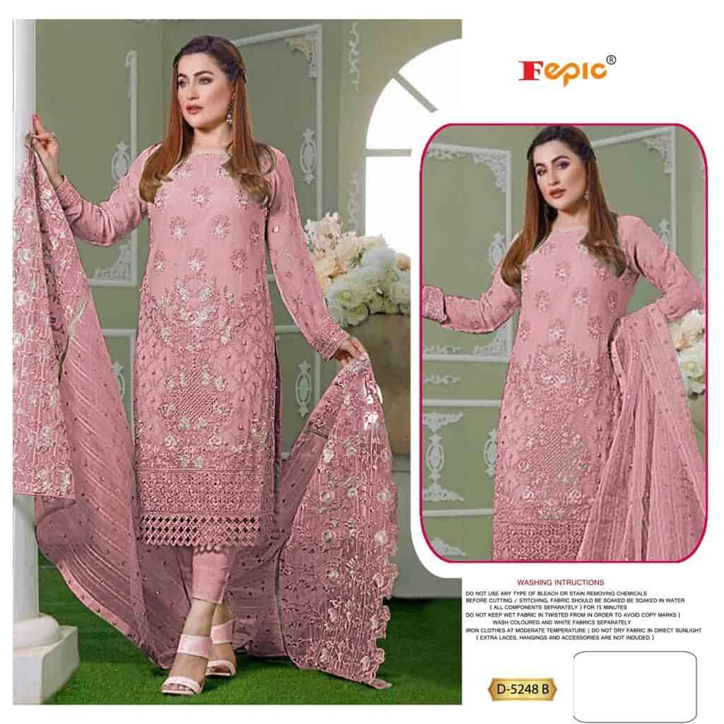 Fepic D 5248 Colors Pakistani Festive Wear Salwar Suit Wholasaler view 3