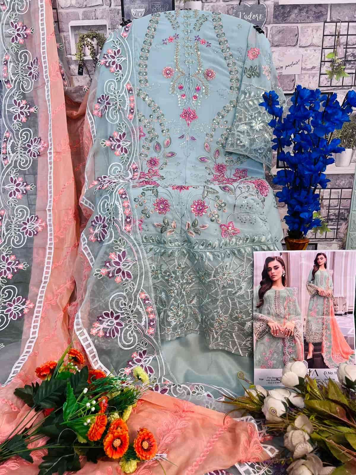 Zaha Pakistani Festive Designer Salwar Suit view 2