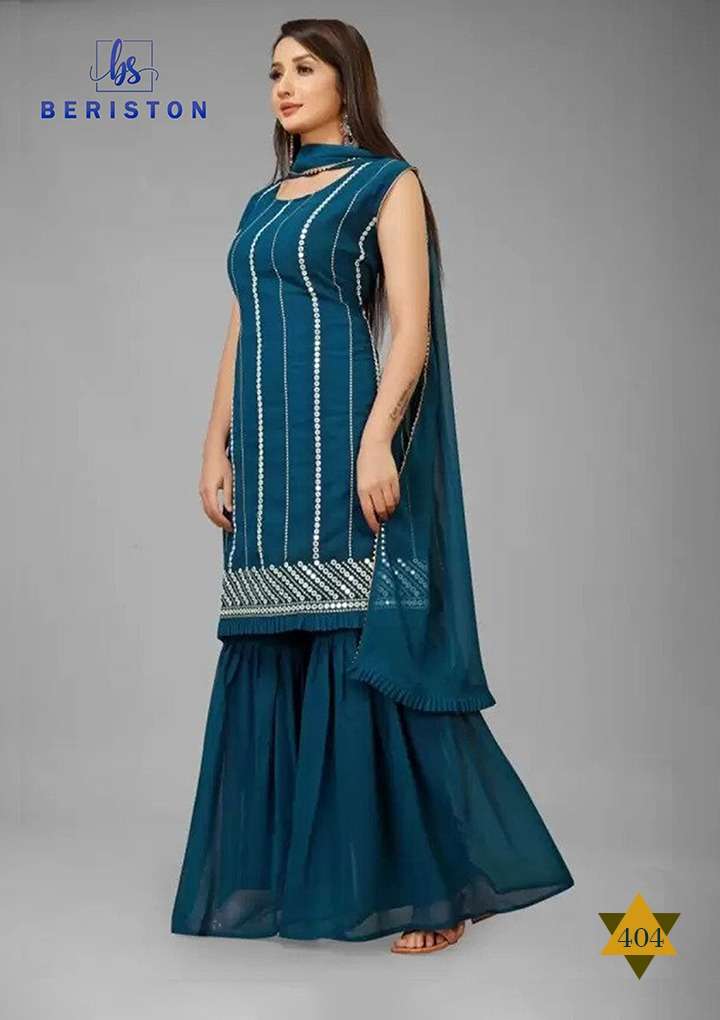 Beriston Bs Vol 4 Fancy Readymade Sharara Stylish Suit New Designs view 7