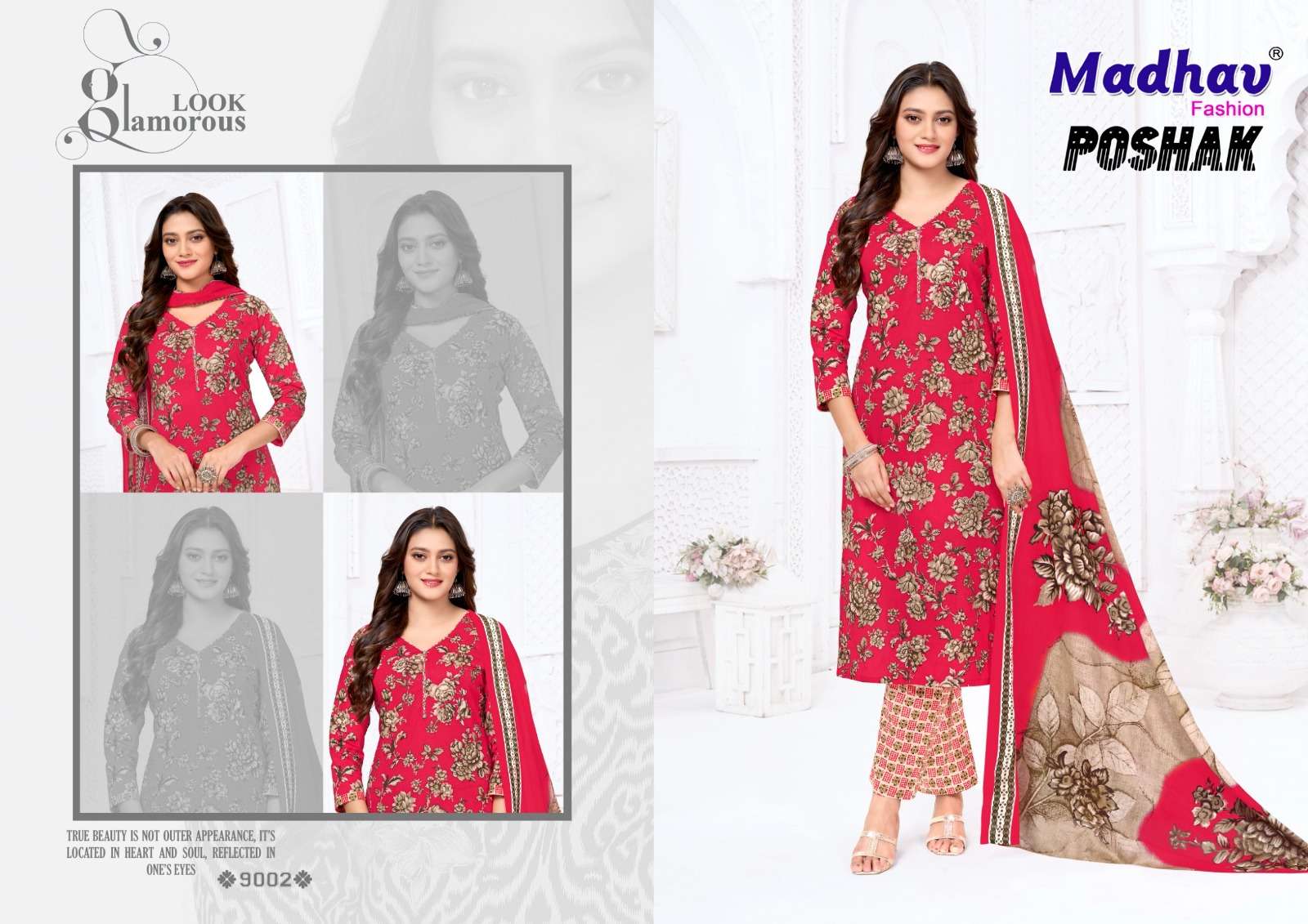 Madhav Fashion Poshak Vol 9 Unstitch Cotton Ladies Suit view 9