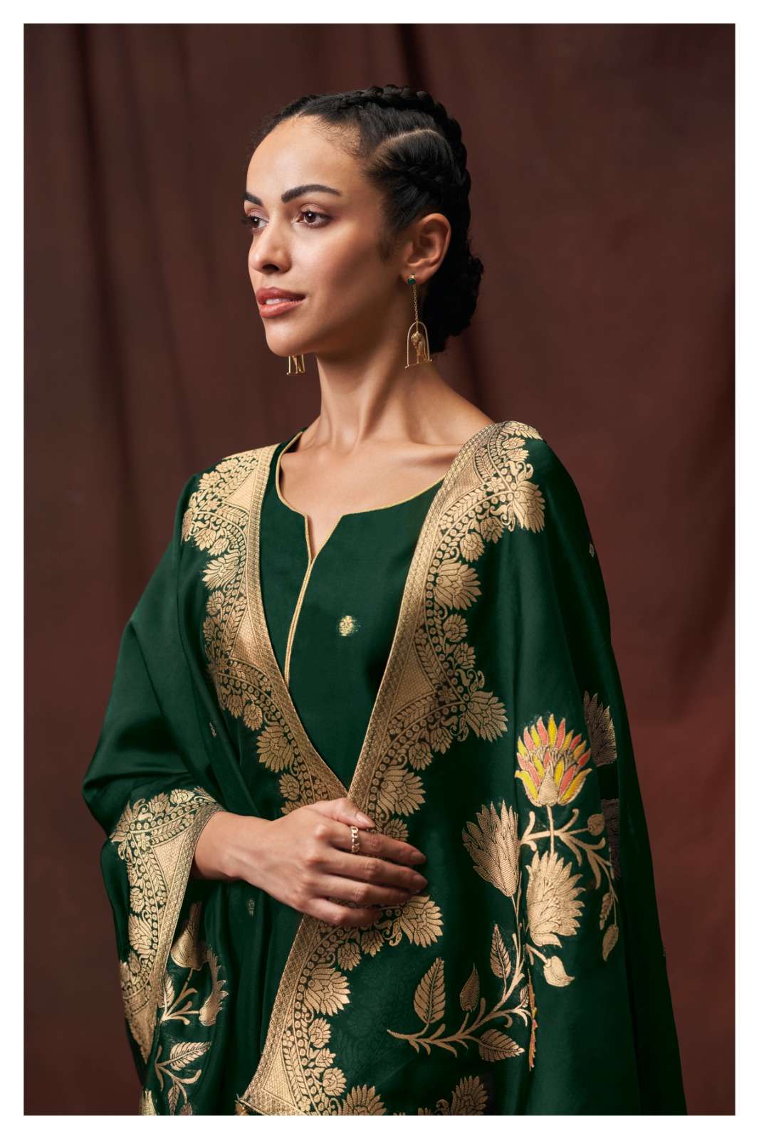 Ganga Darpali 1794 Partywear Jacquard Latest Designs Suit Collection view 2