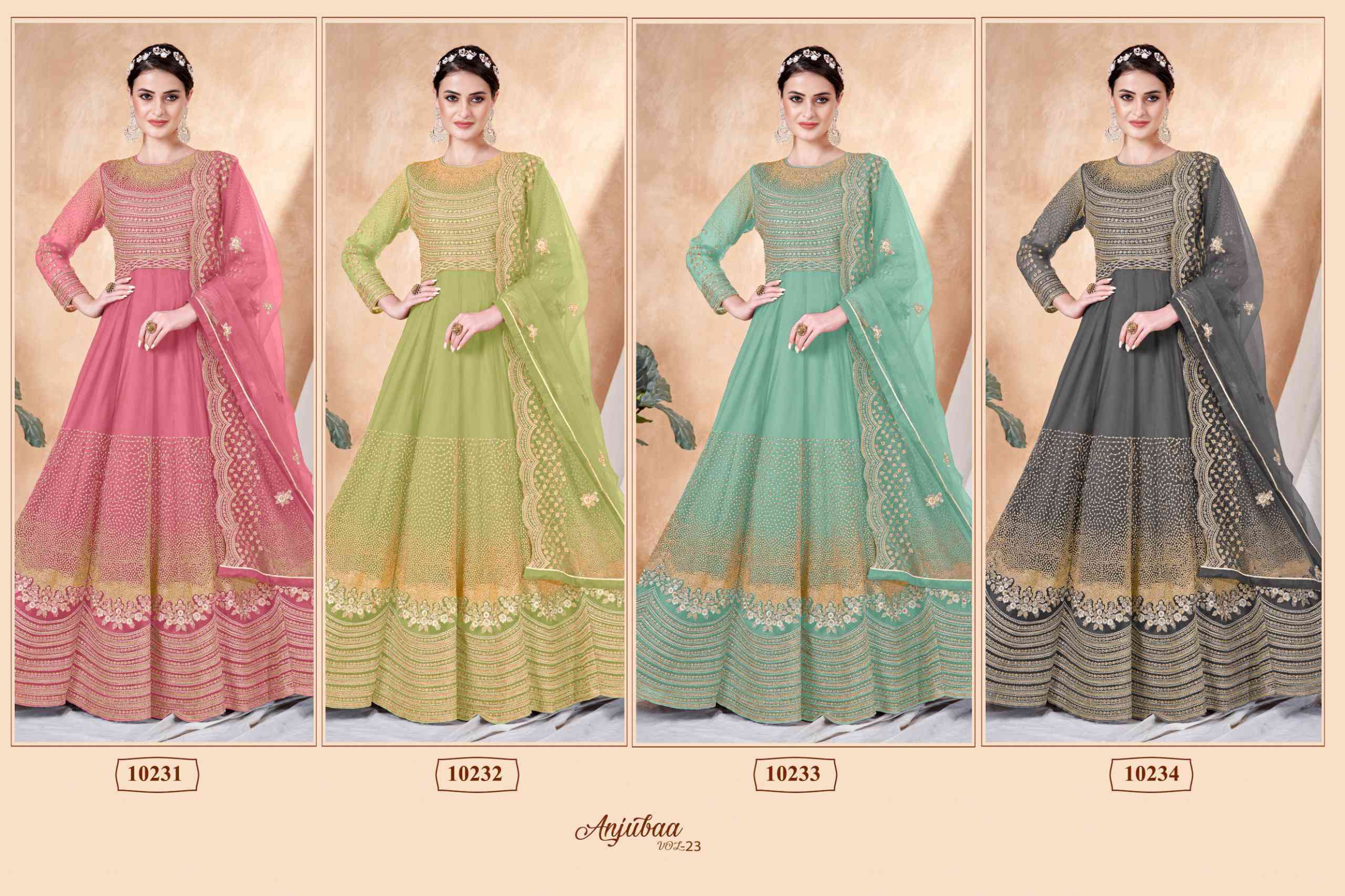 Anjubaa Vol 23 New Arrivals Latest Designer Gawn Partywear Collection view 10