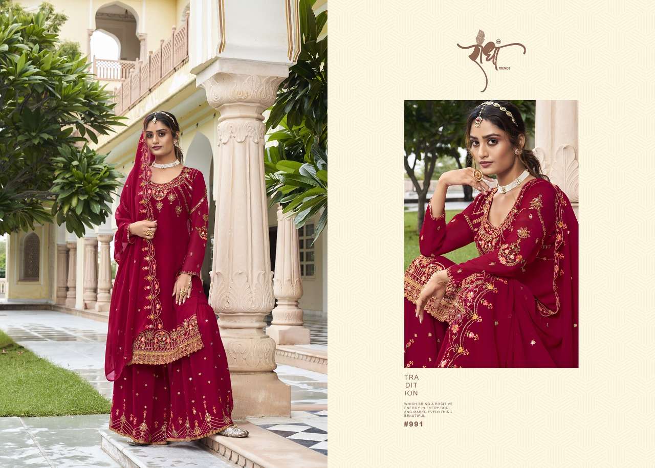 Radha Trends Ranjha Vol 2 Party Wear Sharara Designs Suit view 6