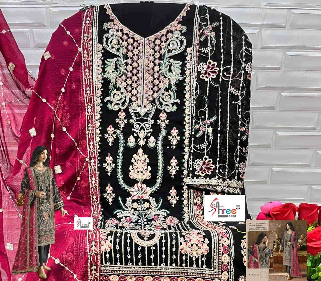 Shree Fabs K 5072 Pakistani Festive Wear Style Designer Georgette Suit Exporter view 4