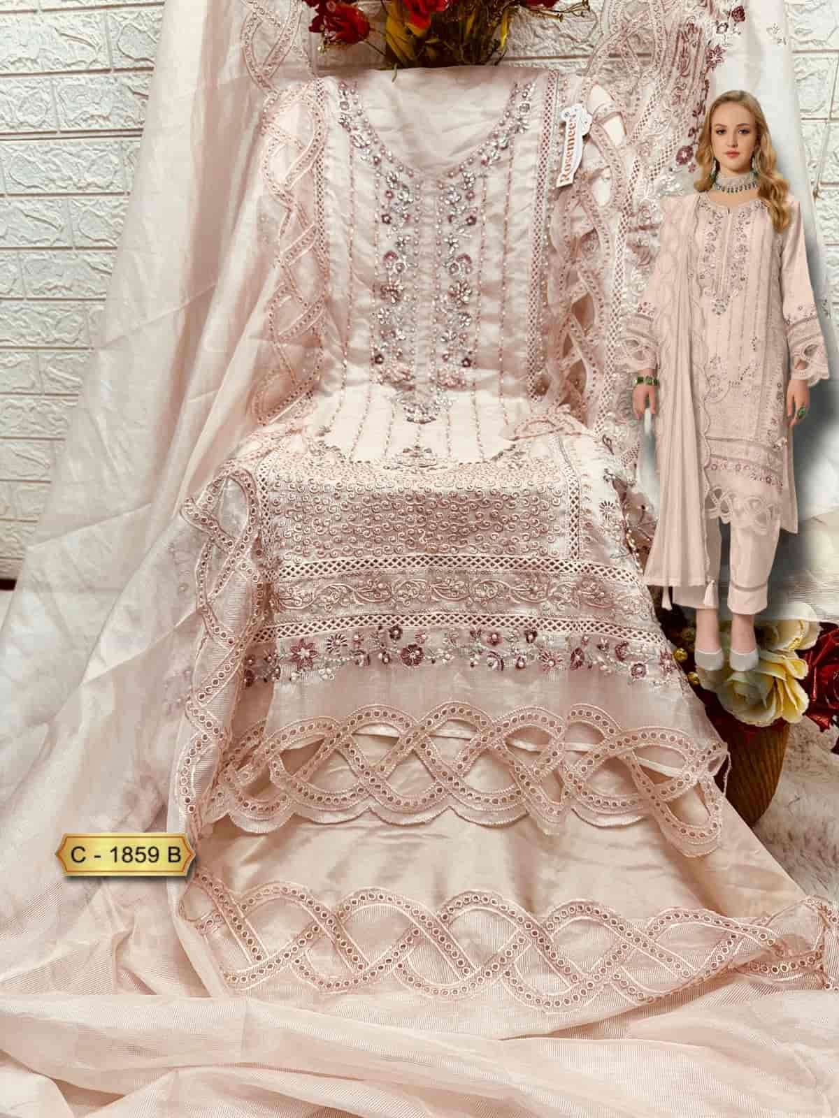 Fepic C 1859 B Embroidered Designer Pakistani Salwar Suit Exporter view 2
