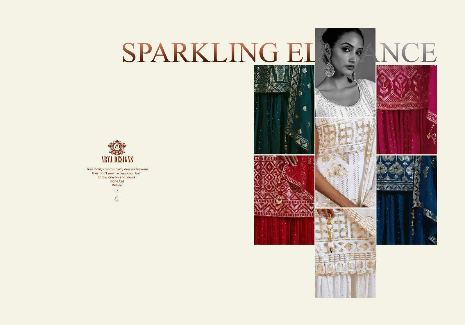 Arya Designs Noorani Saga Vol 5 Partywear Gharara Designer Dress New Collection view 2