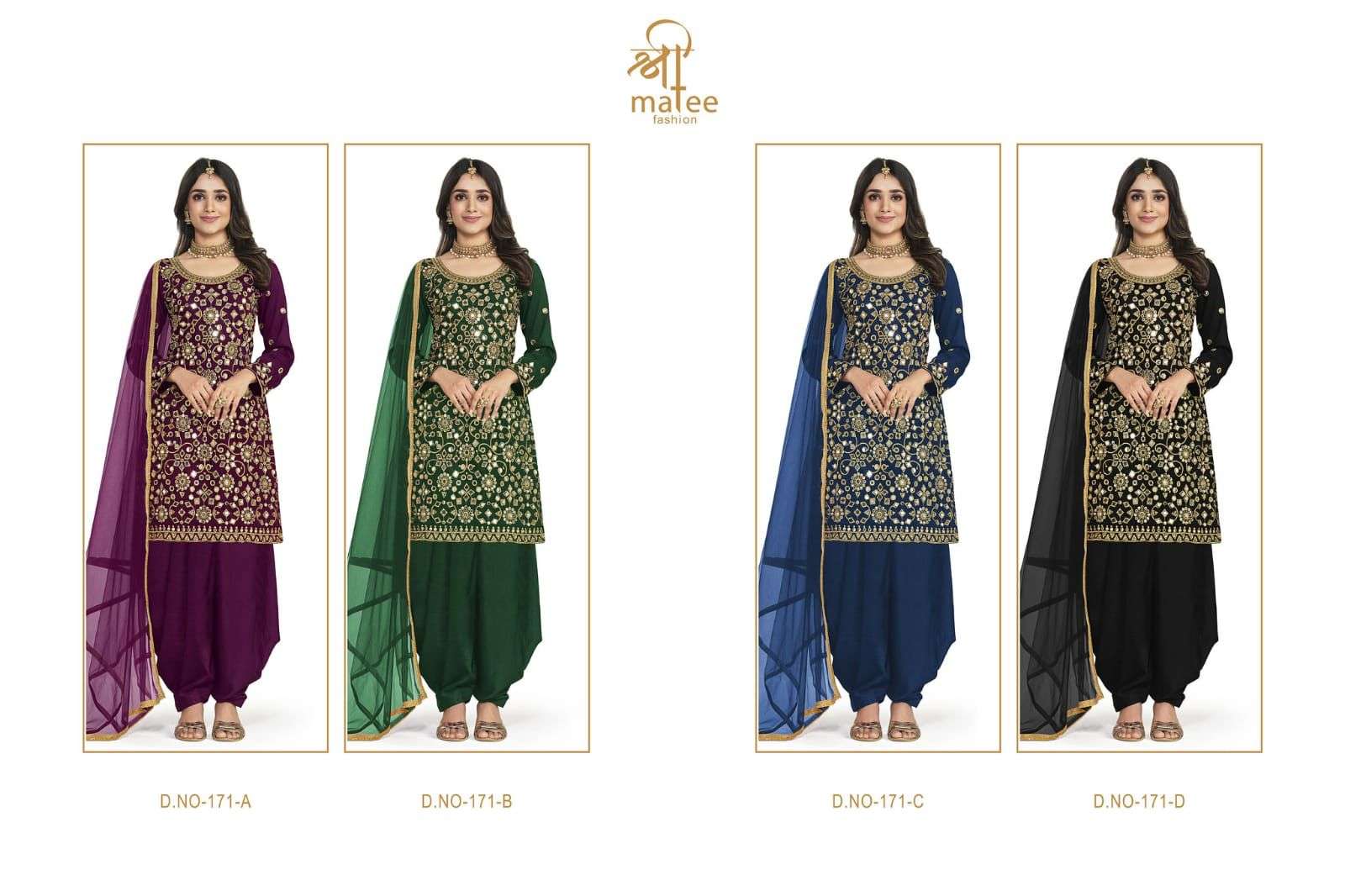 Shreematee Mirror Vol 12 171 Colors Designer Work Party Wear Salwar Suit Exporter view 6