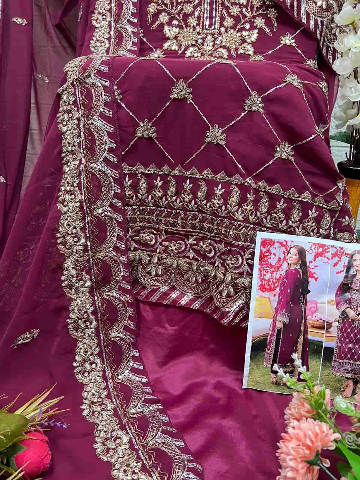Al Khushbu Zahra Rubab Vol 2 Pakistani Embroidered Suit Wholesalers view 14