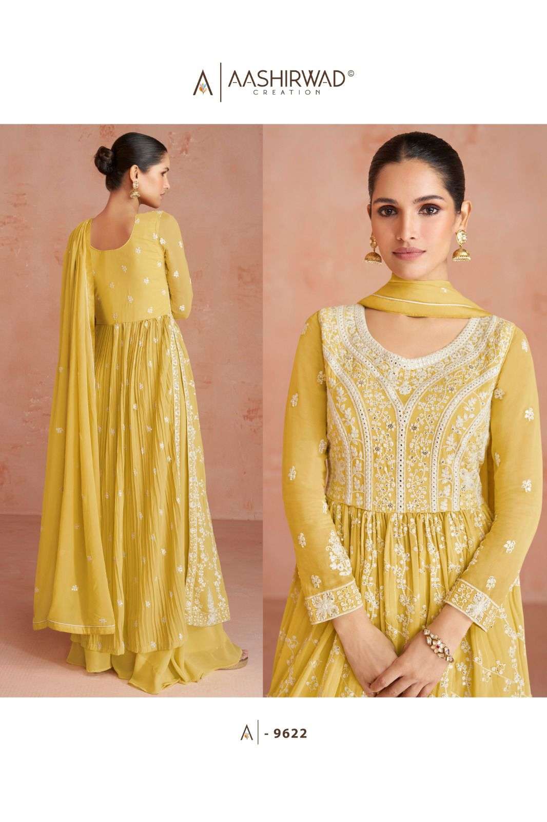 Aashirwad Gulkand Inaya Latest Style Festive Collection Readymade Dress New Arrivals view 5