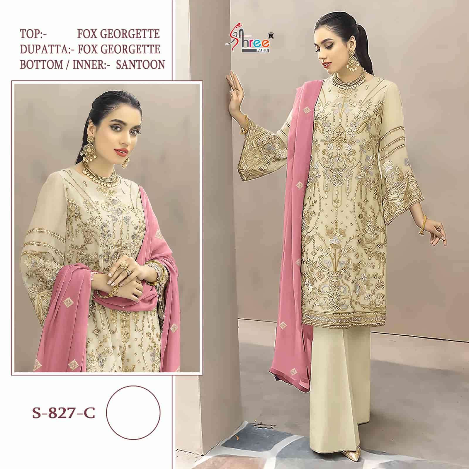 Shree Fabs S 827 Colors Pakistani Festive Wear Style Designer Salwar Suit Dealrs view 2