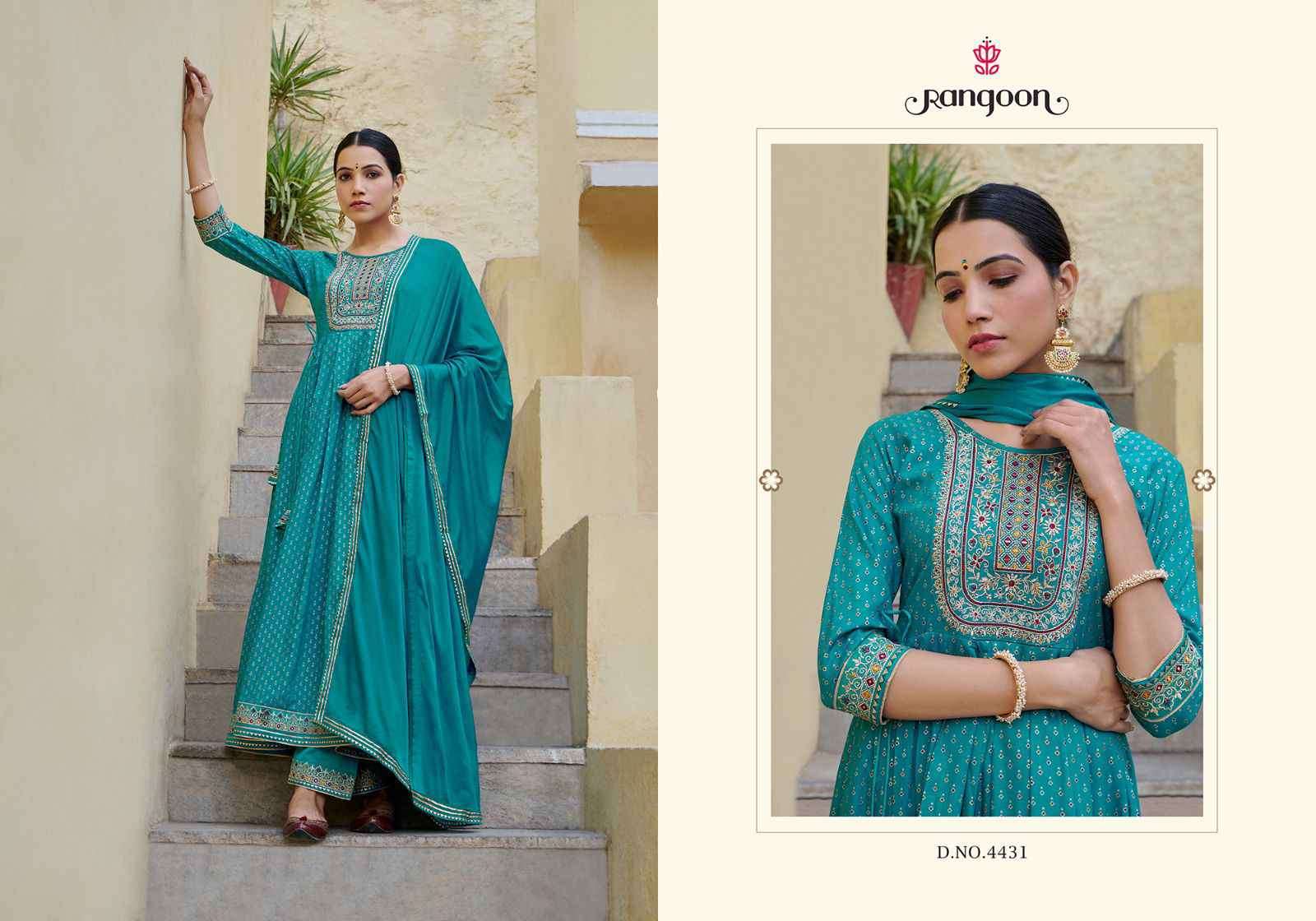 Rangoon Jilmil Festive Wear Stylish Anarkali Suit New Designs view 7