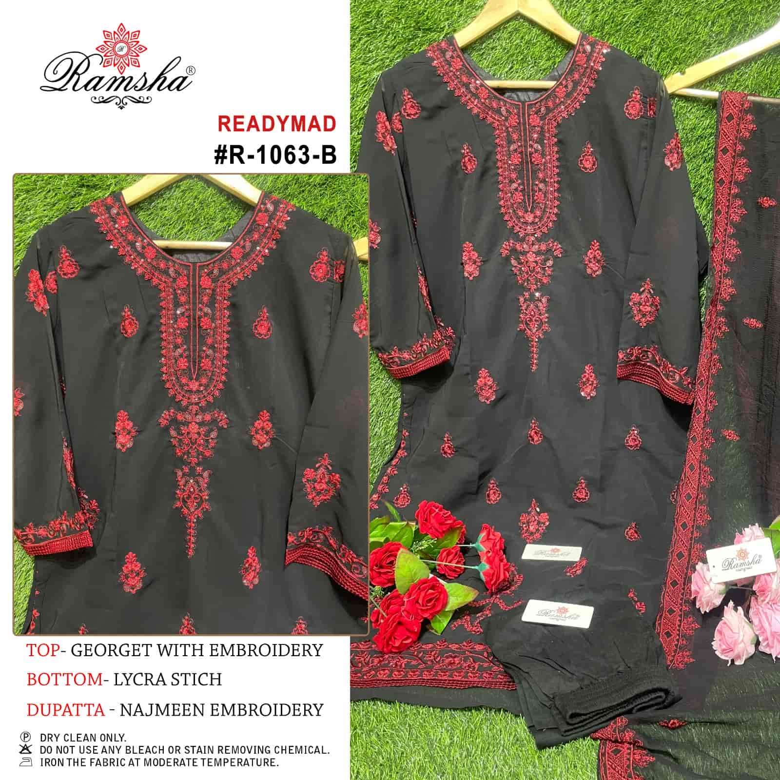 Ramsha R 1063 Colors Pakistani Readymade Salwar Suit Wholasaler view 2