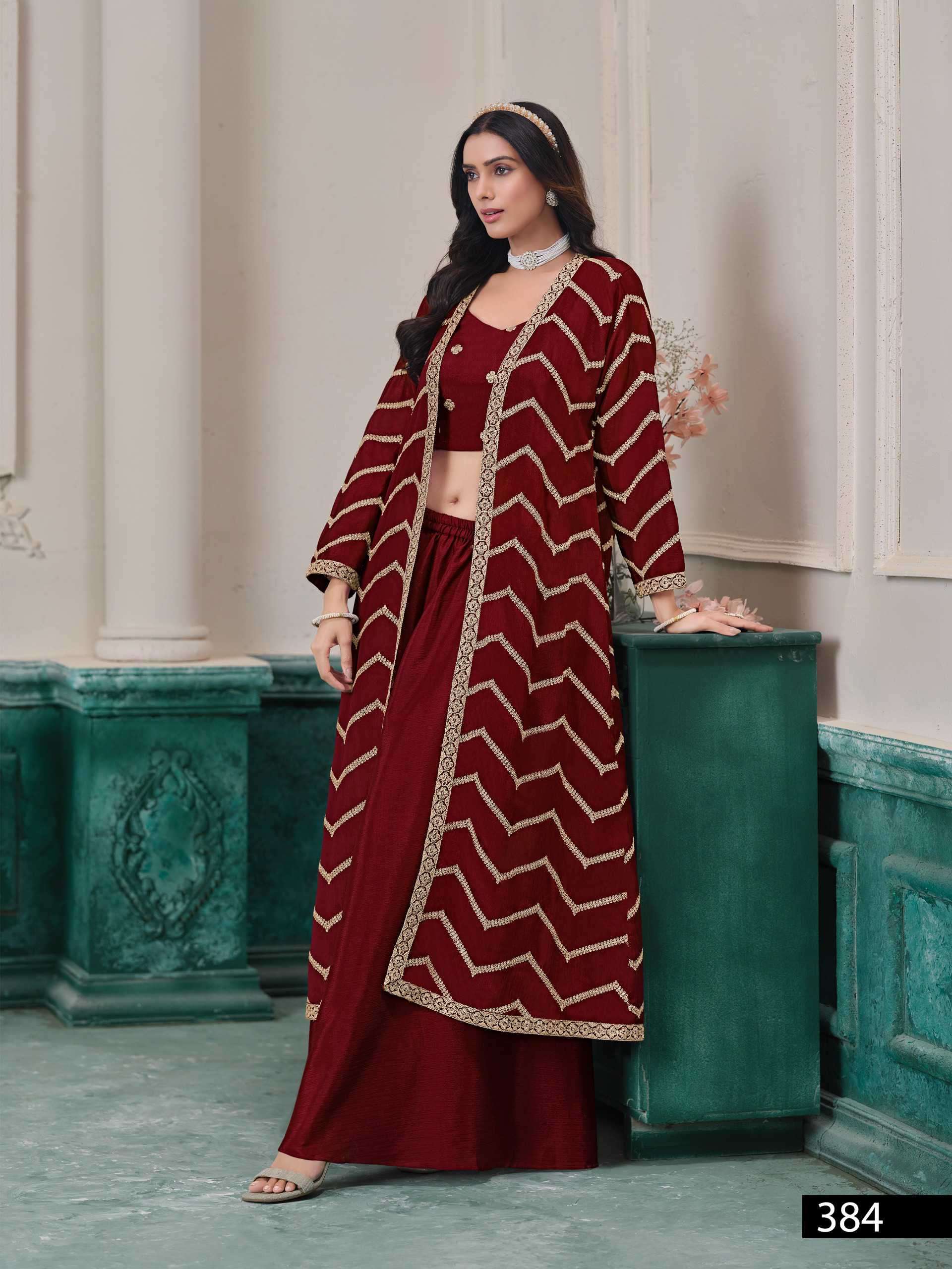 Anjubaa Vol 38 Fancy Designer Indo Western Suit view 2