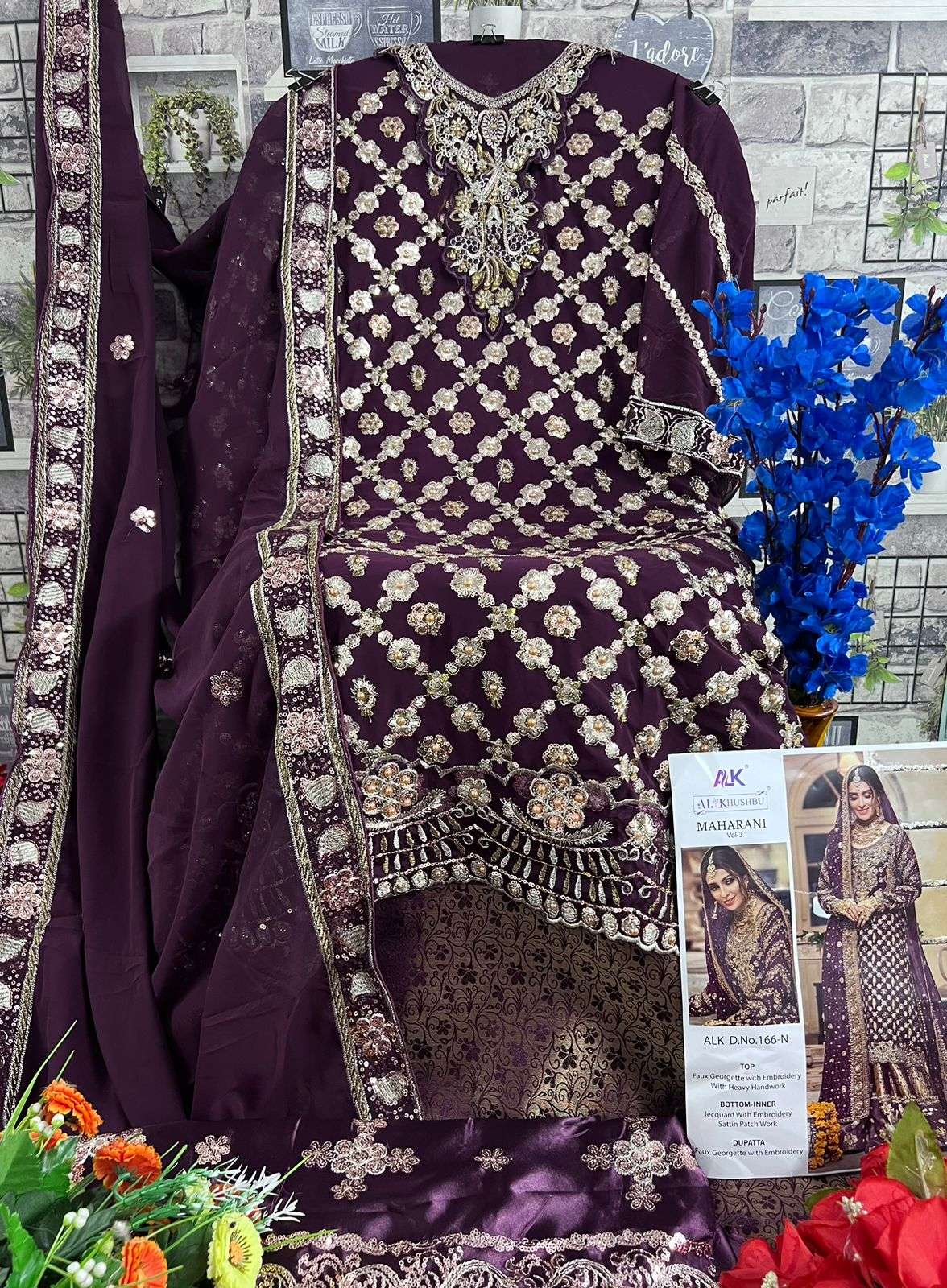 Al Khushbu Maharani Vol 4 Colours 4 Pakistani Suit Designs view 12