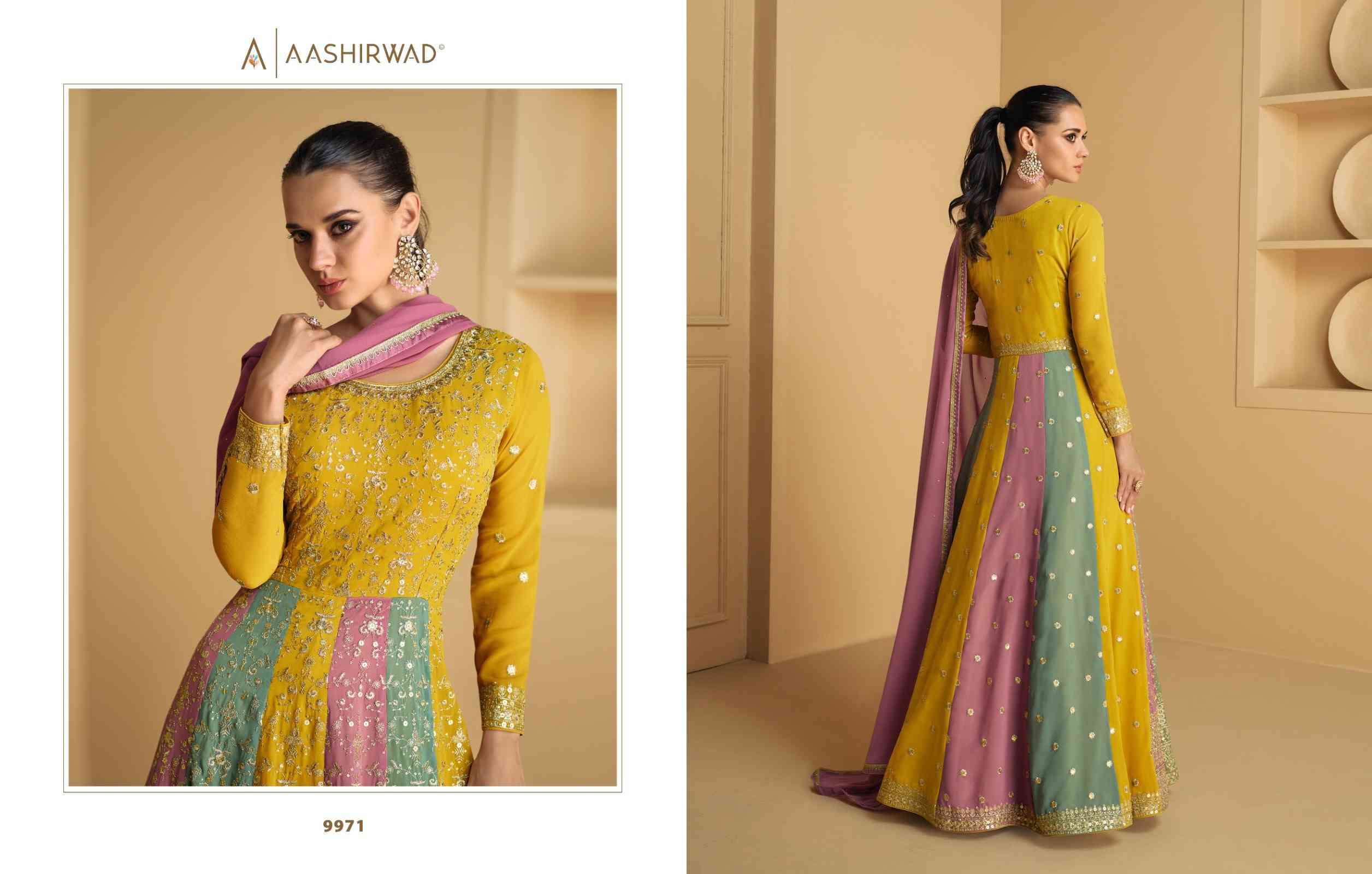 Aashirwad Tareef Indo-Western Partywear Dress view 3