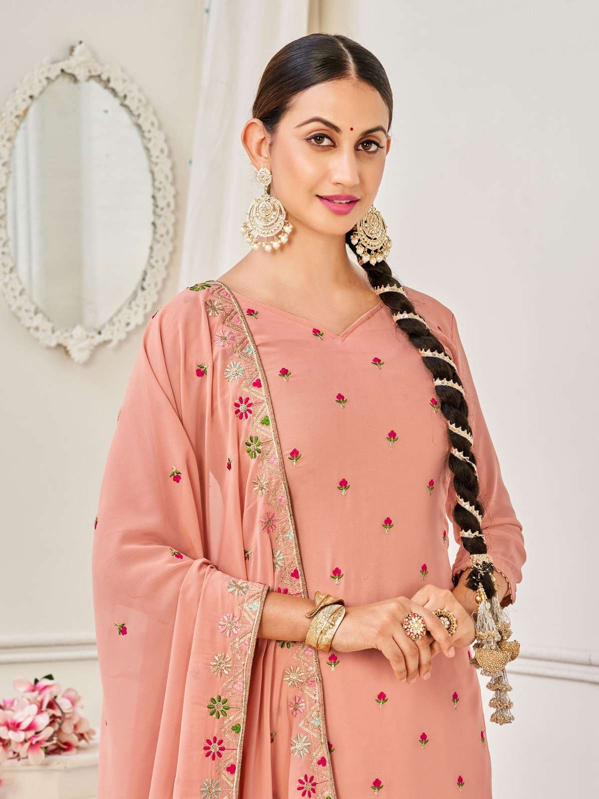 Alfaaz Liyana 119 Colors Fancy Georgette Festive Wear Dress New Collection view 8