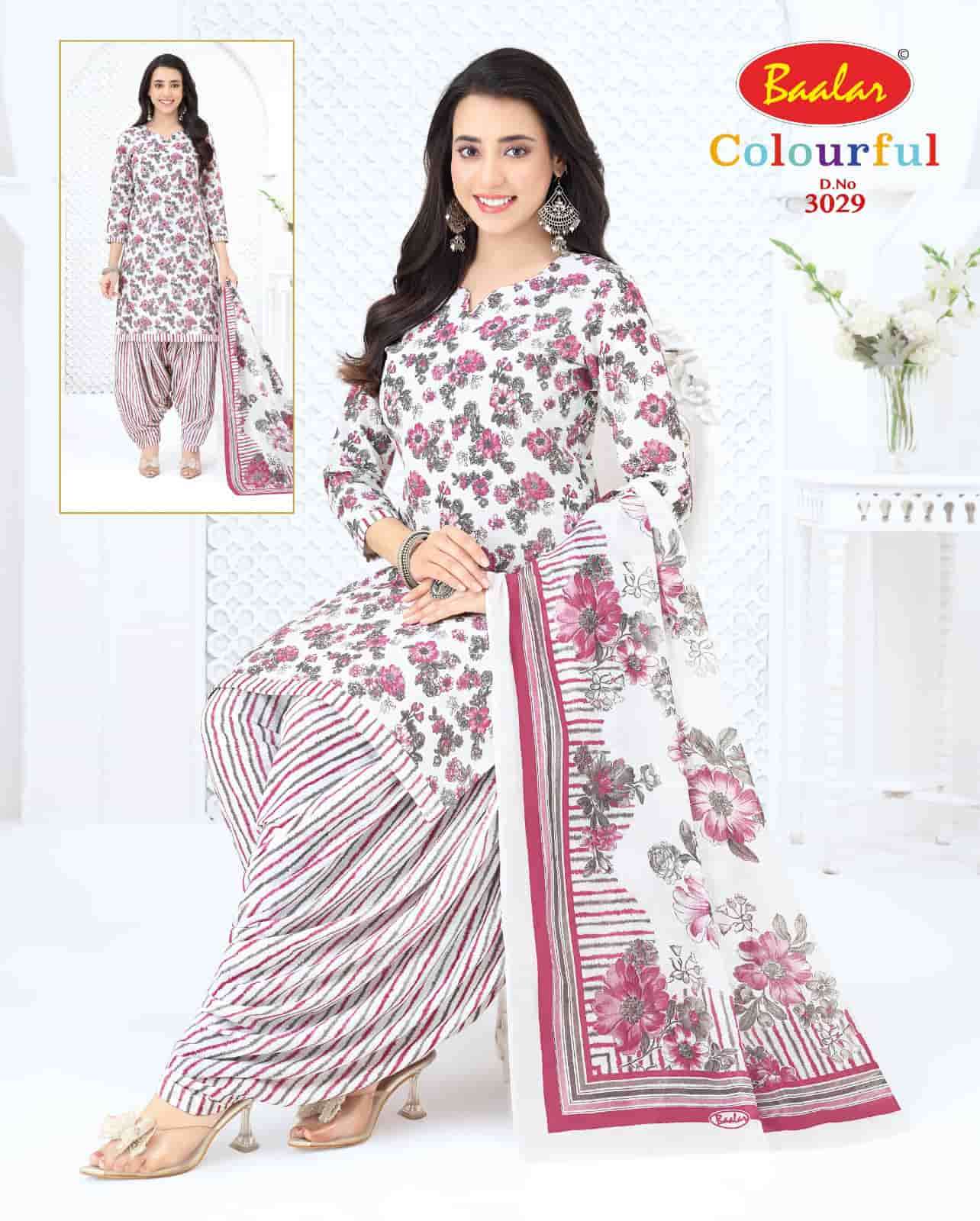 Baalar Colourful Vol 30 Pure Cotton Unstitch Salwar Suit view 20