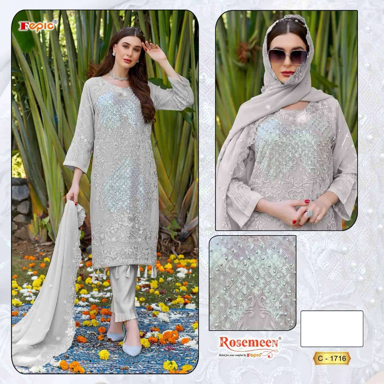 Fepic Rosemeen Embroidered Pakistani Salwar Suit