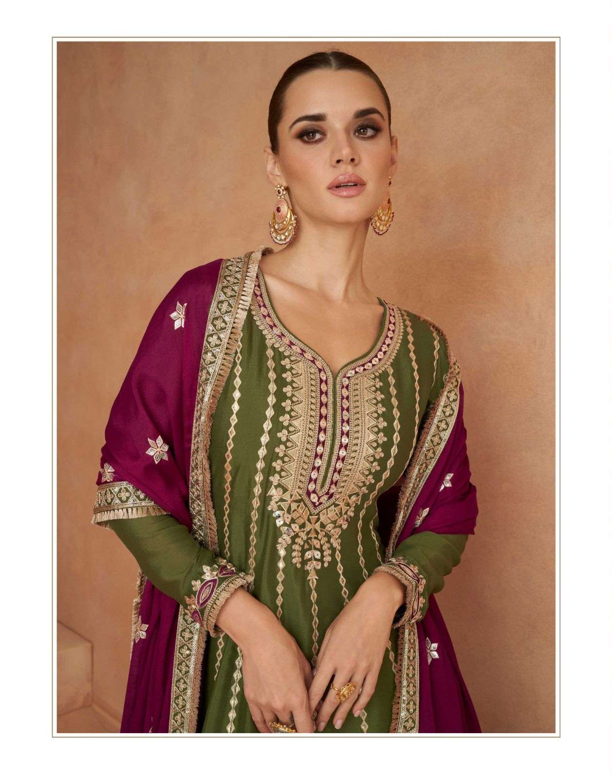 Aashirwad Gulkand Veeda Readymade Designer Wedding Suit Latest Collection view 5