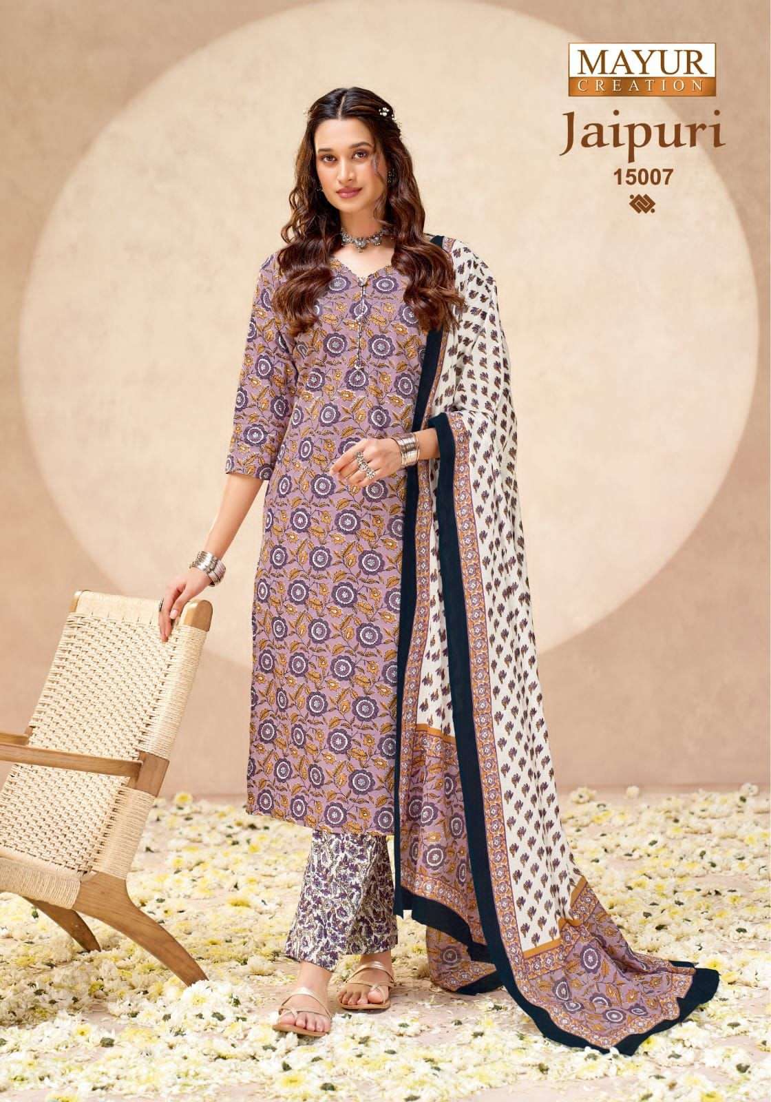 Mayur Jaipuri Vol 15 Premium Wear Cotton Dress Material view 12