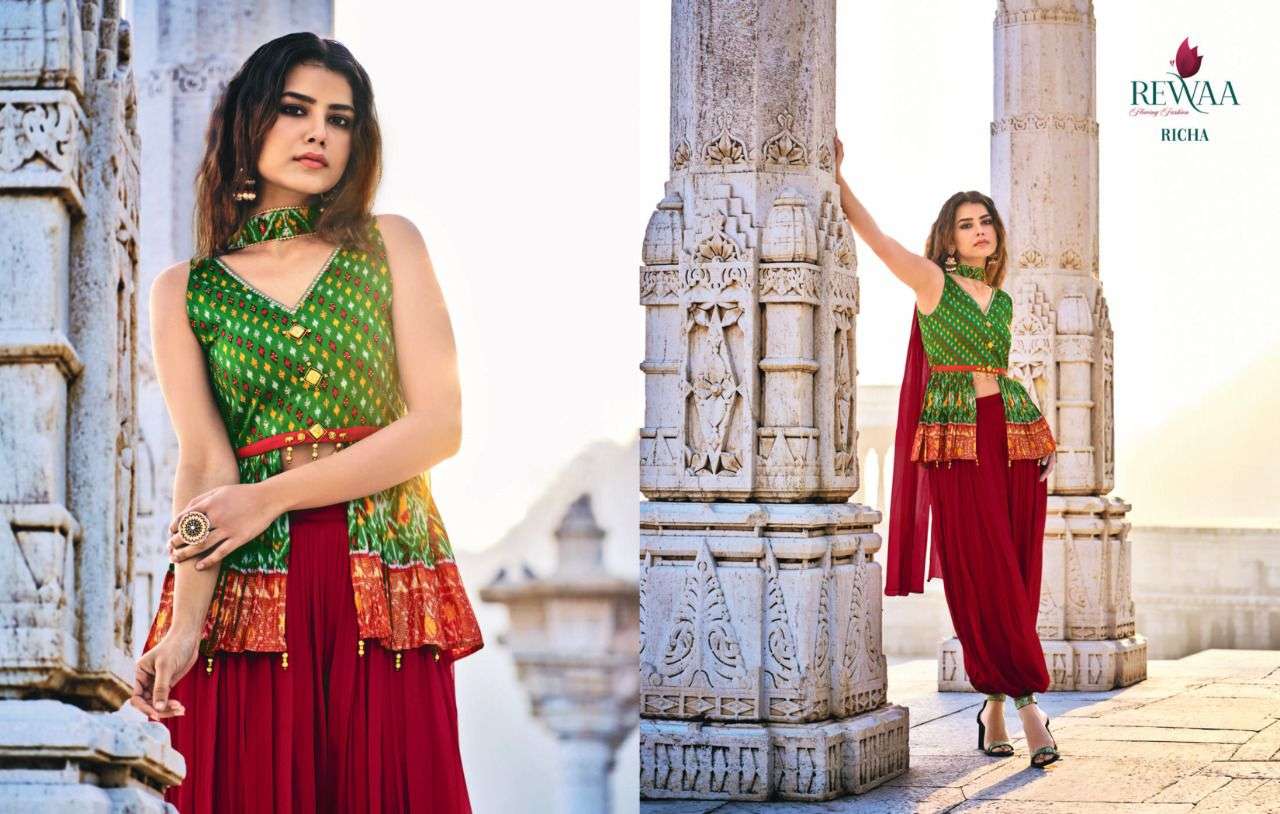 Rewaa Parampara Vol 1 Designer Exclusive party Wear Readymade Collection view 4