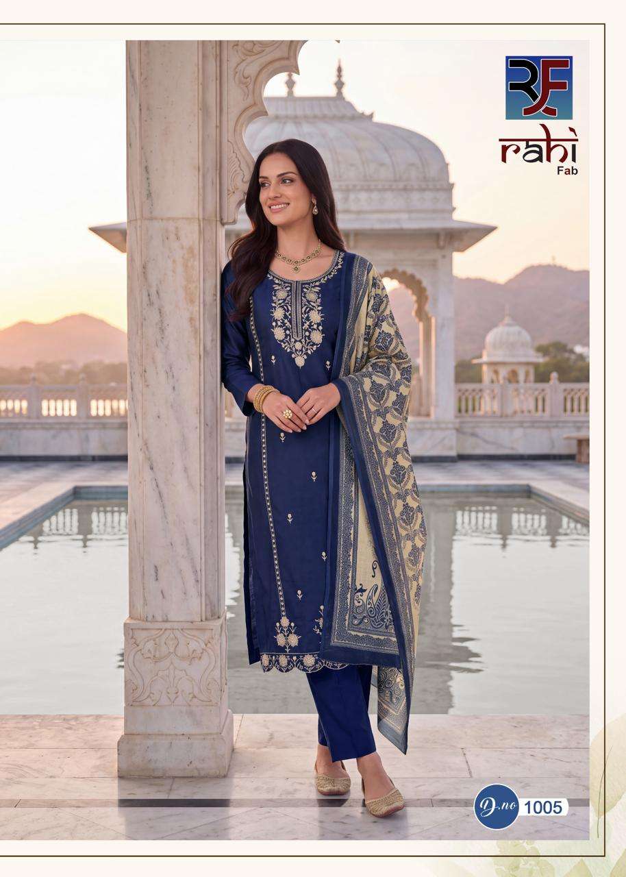 Rahi Fab Ruhani Gul Vol 1 Premium Wear Cotton Dress view 10