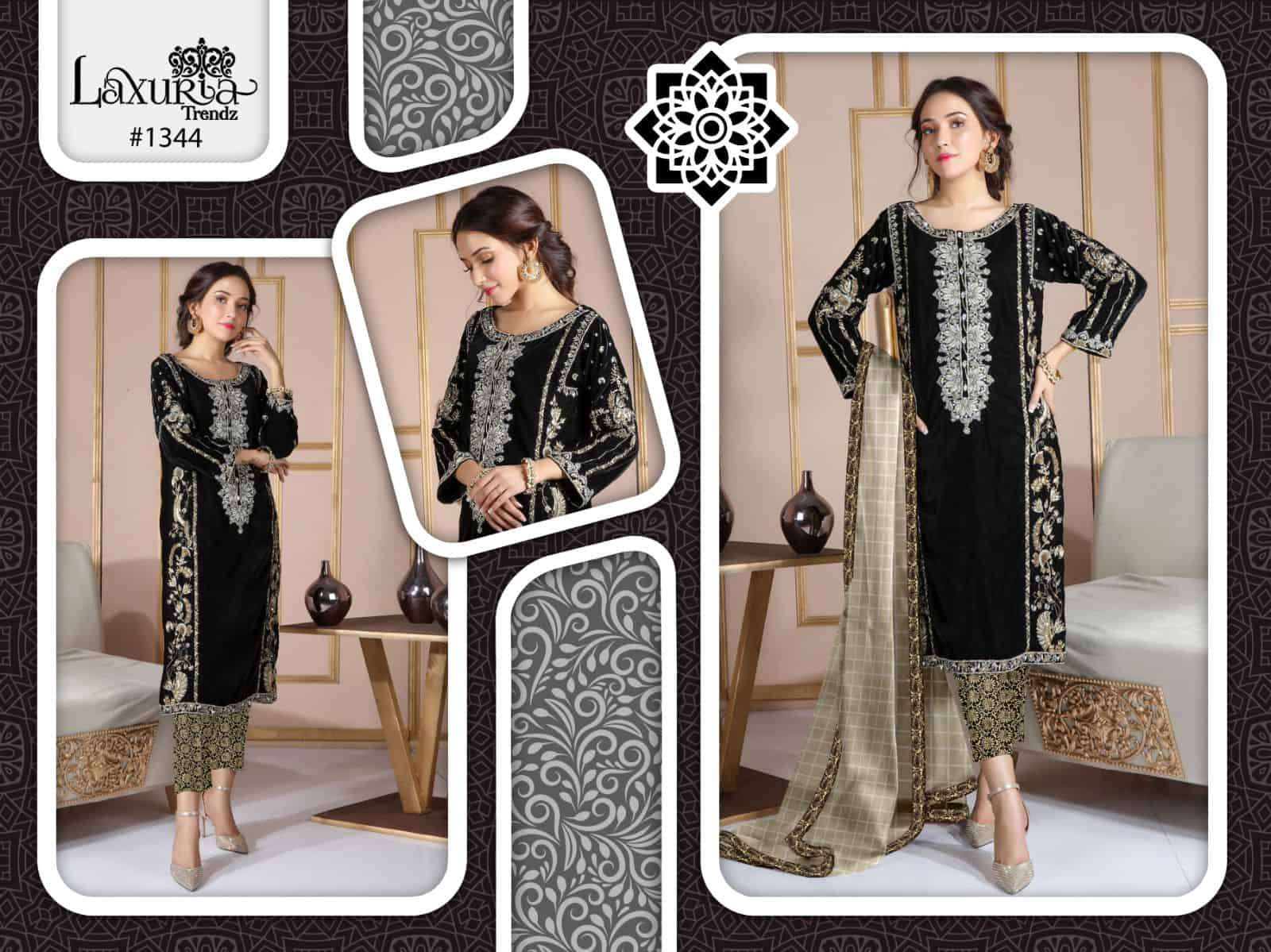 Laxuria Velvet Designer Pakistani Salwar Suit