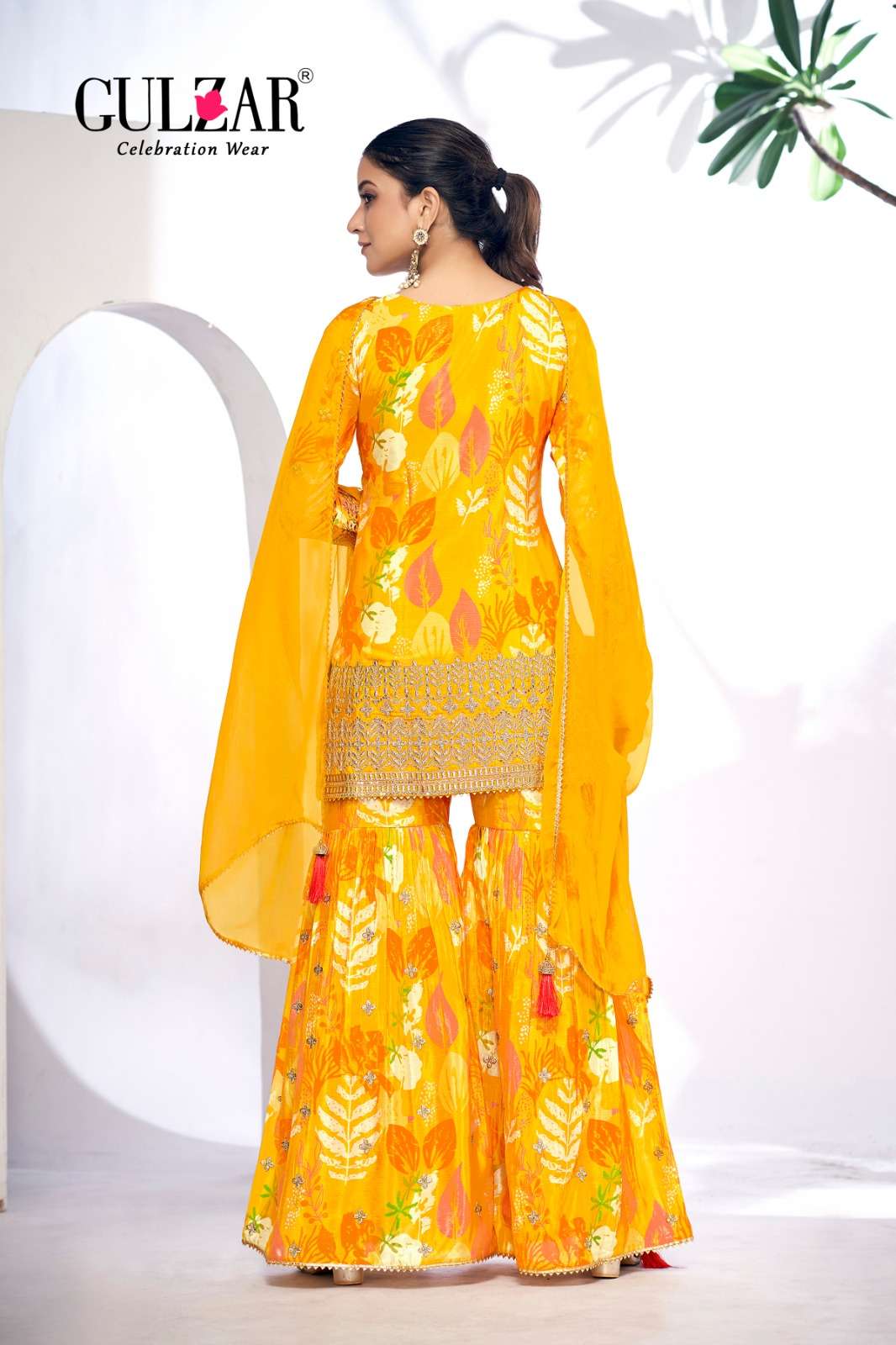 Gulzar Monisha 2101 To 2104 Designer Sharara Dress Wedding Collection view 2