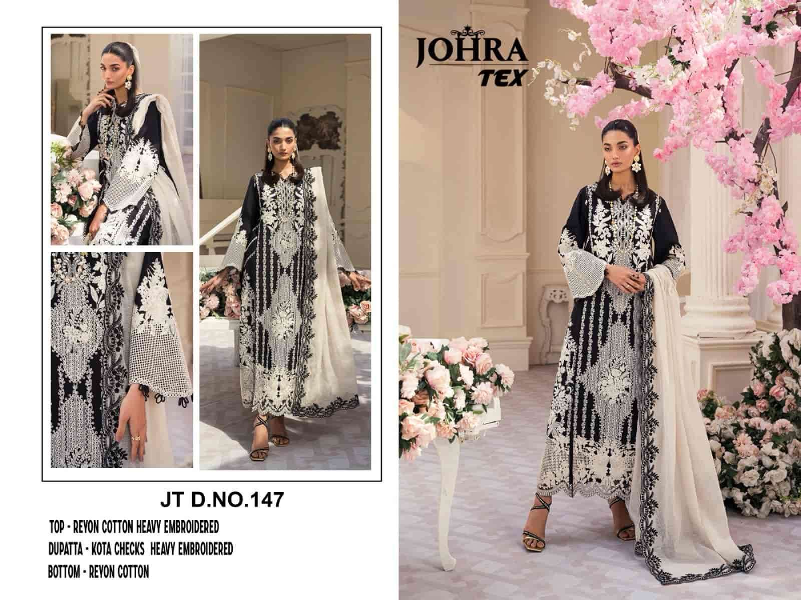 Johra Tex 147 Latest Embroidered Designer Cotton Salwar Suit Ensemble