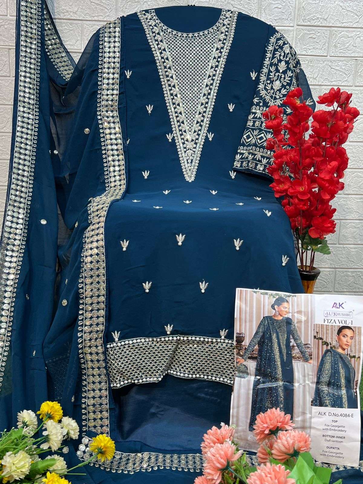 Al Khushbu Fiza Vol 1 4048 Colors Vol 2 Fancy Pakistani Dress view 2
