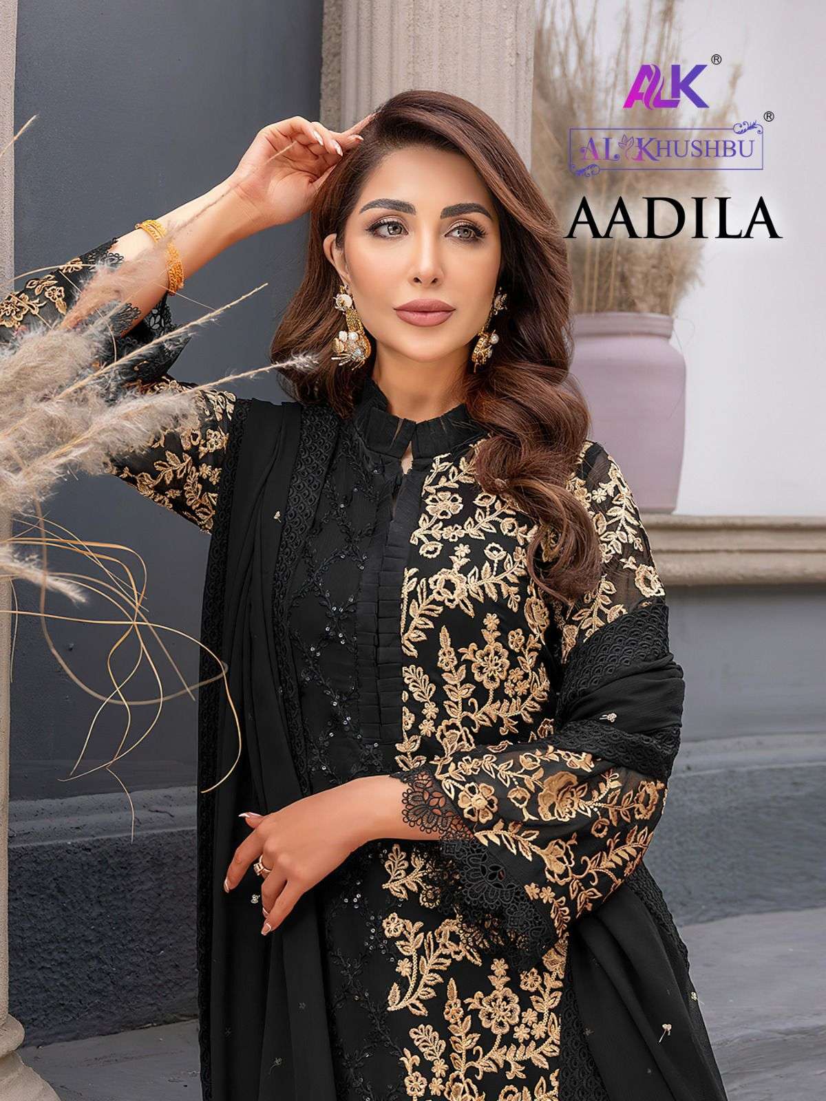Al Khushbu Aadila Vol 1 Georgette Pakistani Suit view 2