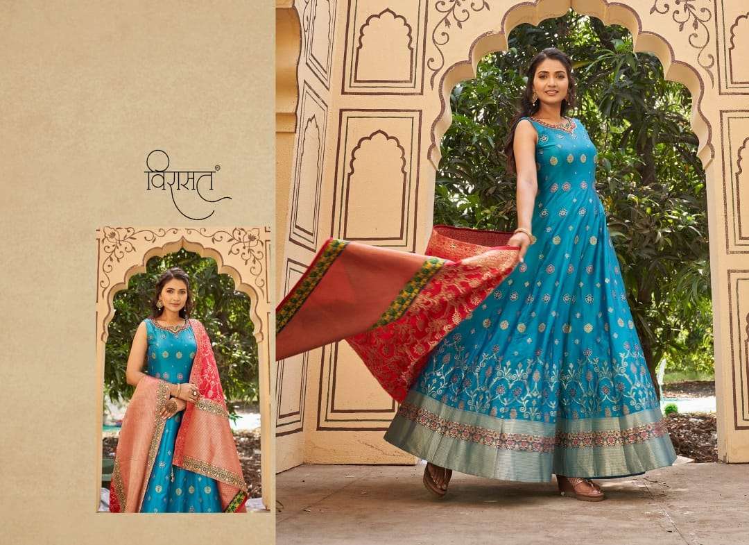Virasat Banarasiya Vol 2 Readymade Wedding Collection Gown view 9