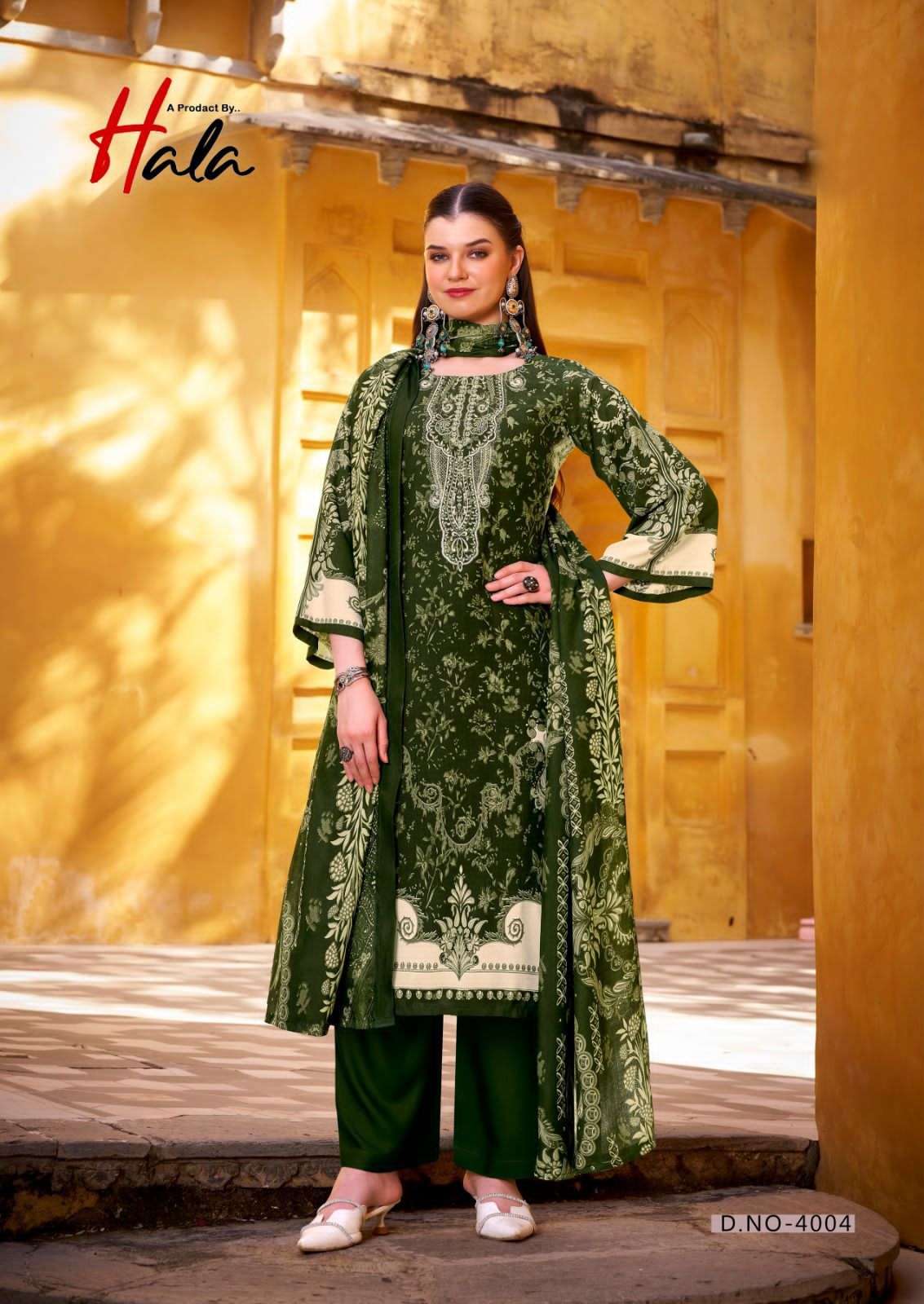 Hala Aayat Vol 4 Unstitch Cotton Salwar Suit Catalog