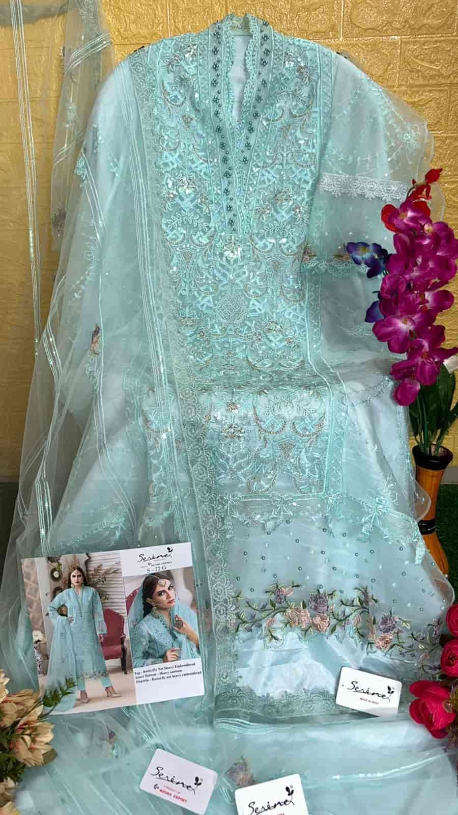Megha Export S 72 Colors Pakistani Festive Wear Style Designer Salwar Suit Wholesalers view 9