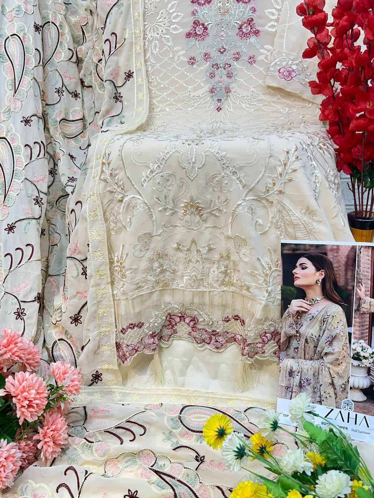 Zaha 10275 Georgette Embroidered Salwar Kameez